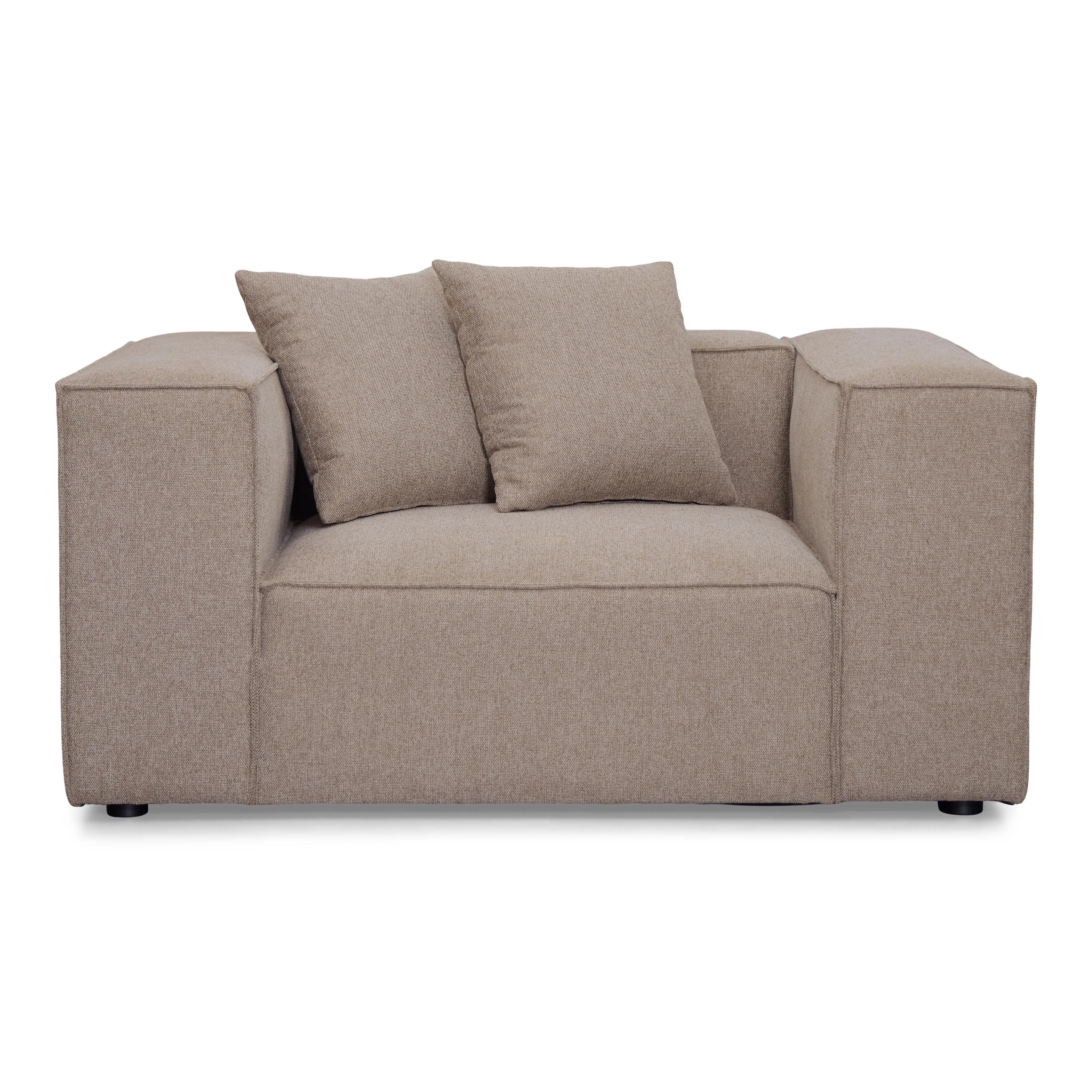 Hailey fåtölj i sand L: 136 × D: 100 × H: 64 cm - Image 7