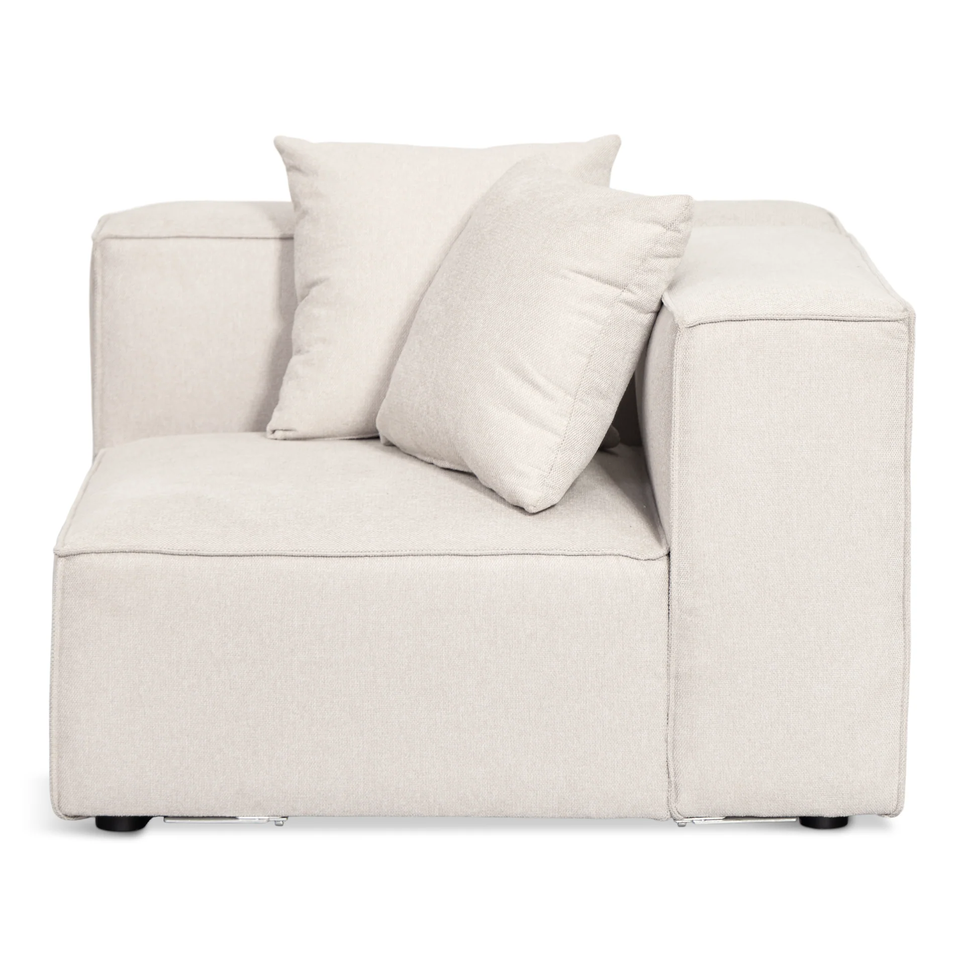 Hailey hörnmodul i beige L: 100 X D: 100 X H: 65 cm