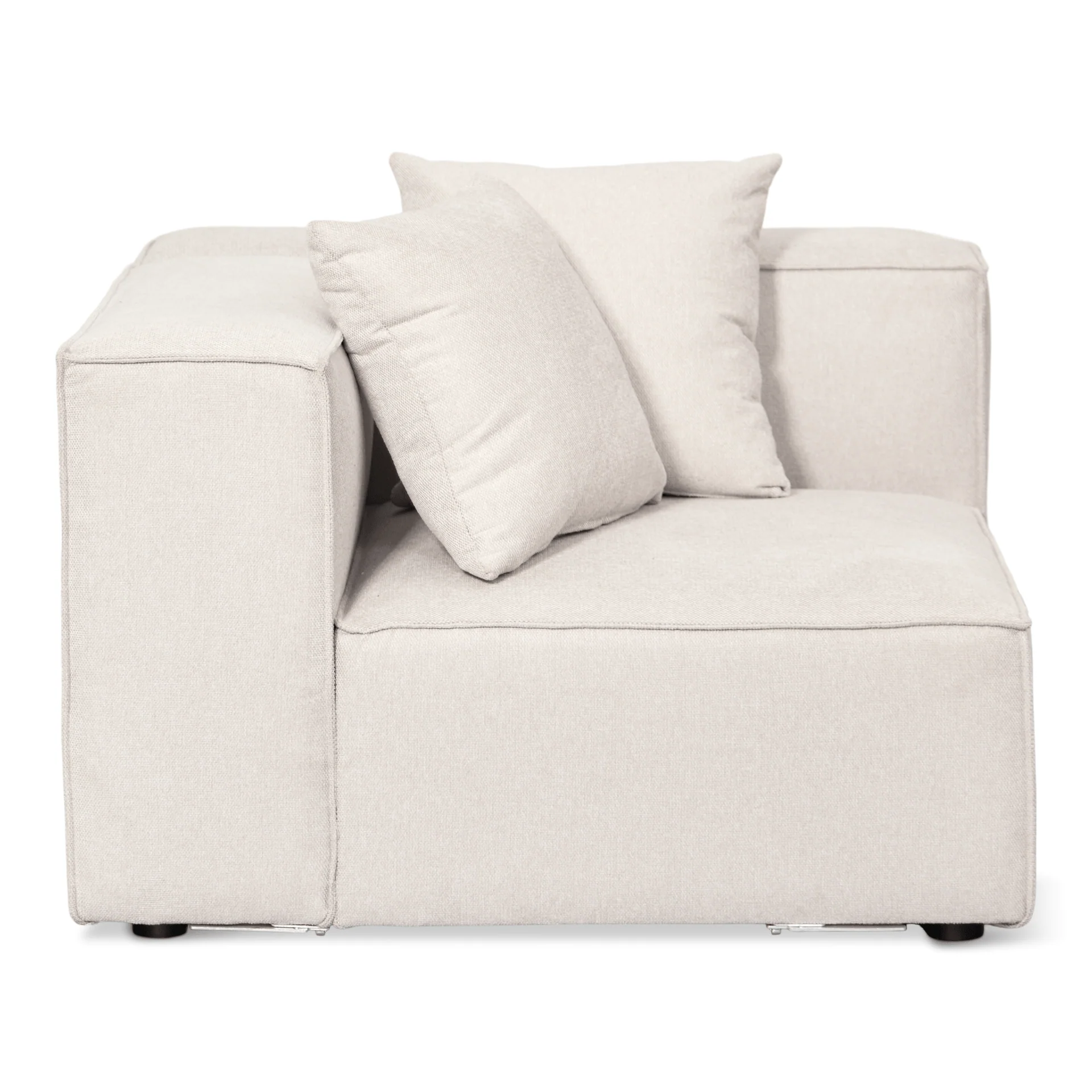 Hailey - Hörnmodulsoffa i beige med 4 moduler (Alternativ 1) L: 368 X D: 247 X H: 65 cm - Image 7