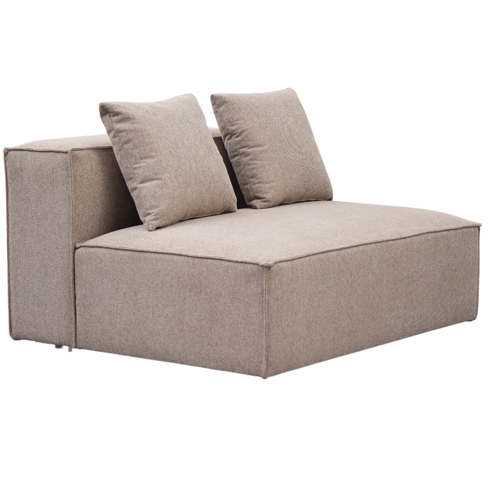Hailey mittmodul i sand L: 121 x D: 100 x H: 65 cm - Image 4