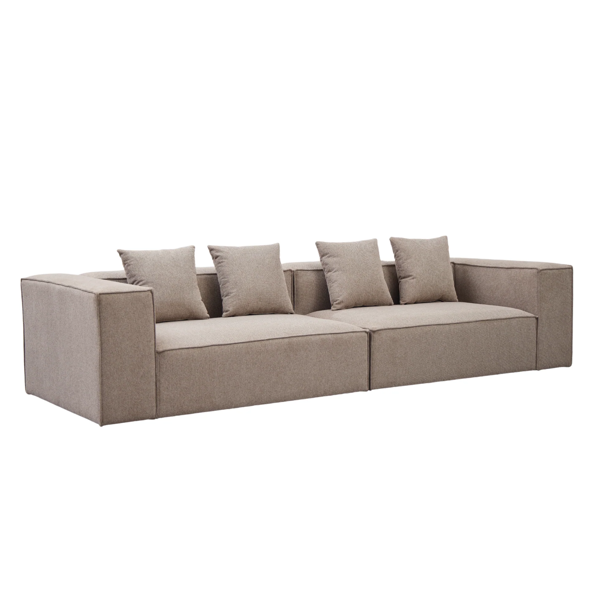 Hailey - Modulsoffa i sand med 2 moduler L: 294 X D: 100 X H: 65 cm - Image 5