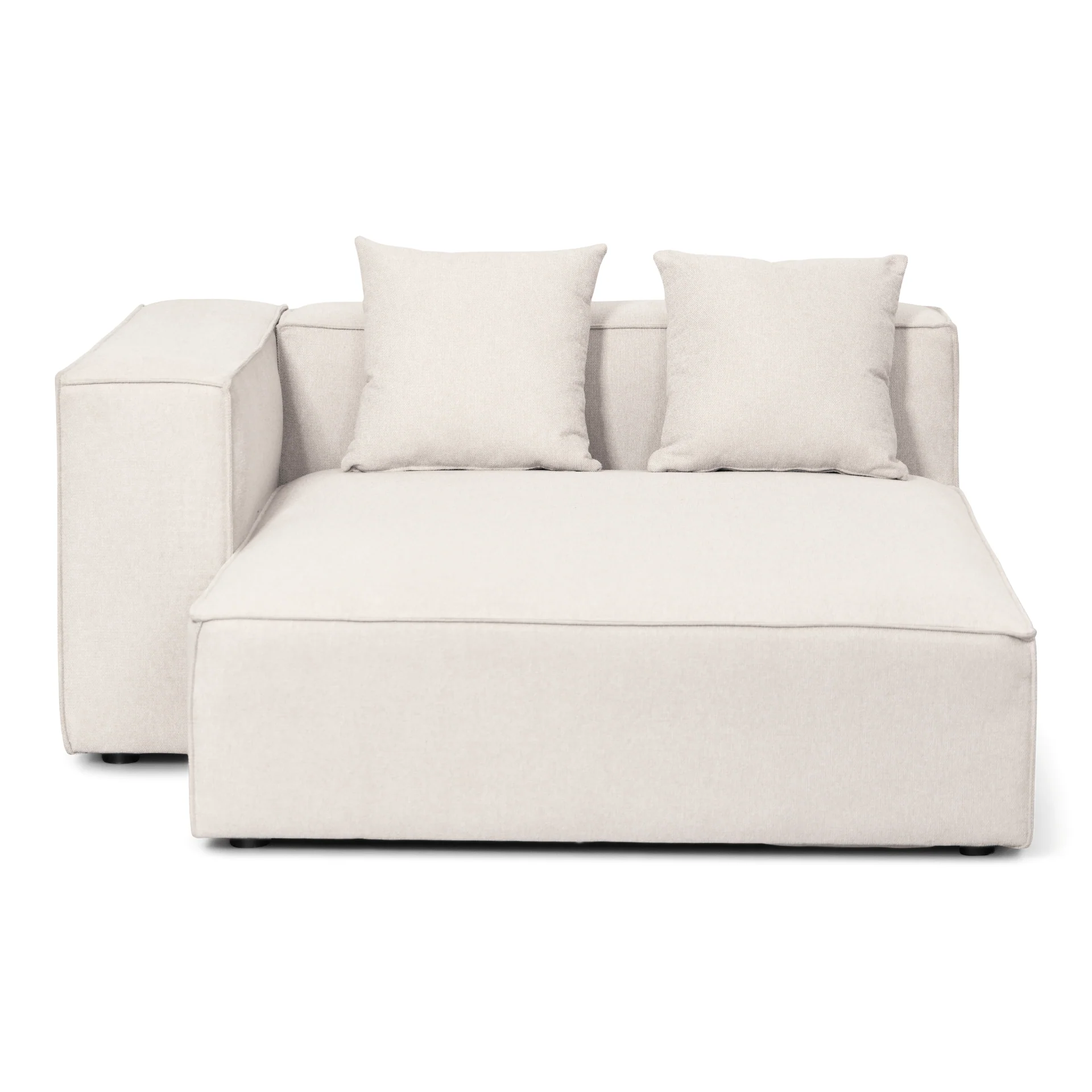 Hailey - U-modulsoffa i beige med 4 moduler - Vänstervänd schäslong L: 368 X D: 247 X H: 65 cm - Image 6