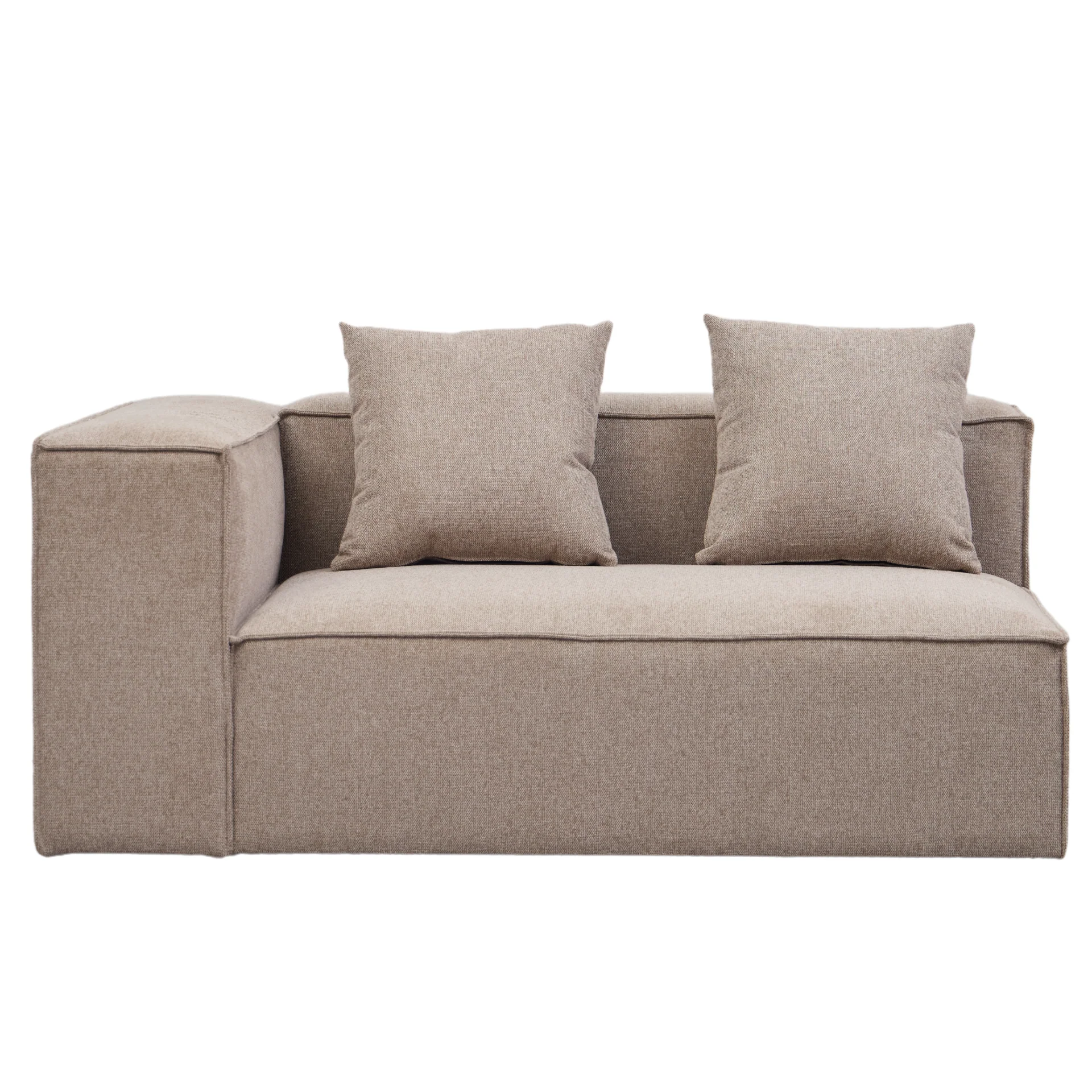 Hailey vänster modul i sand L: 147 x D: 100 x H: 65 cm