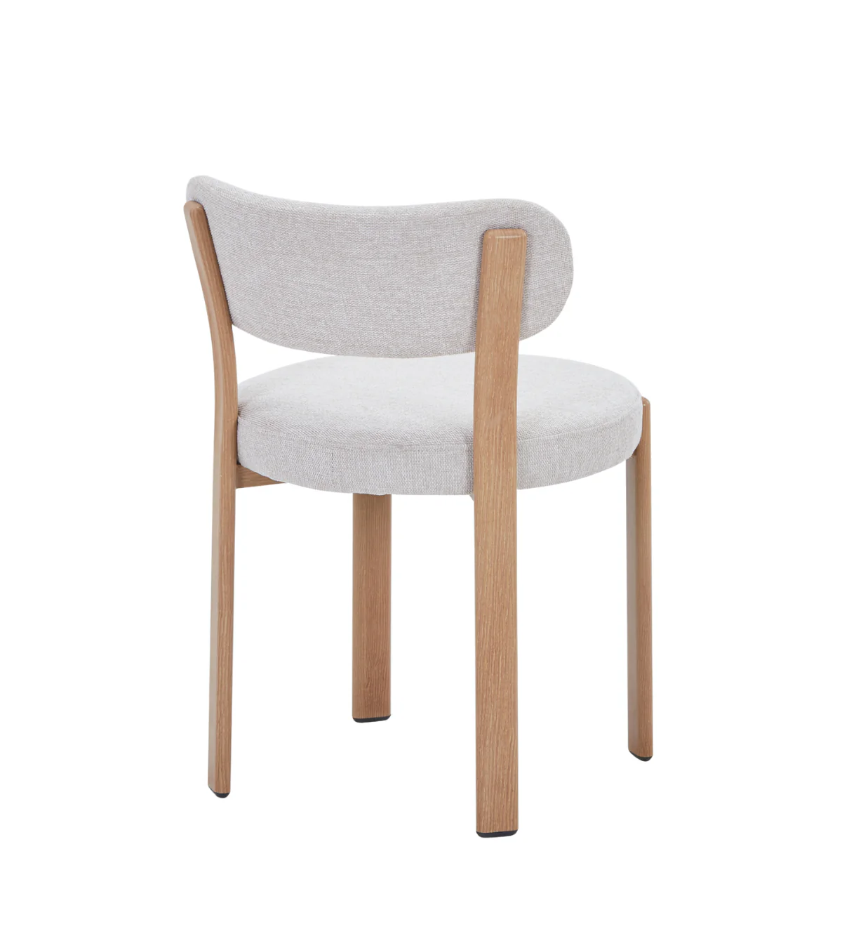 Harriet matstol i beige med eklook - Image 3