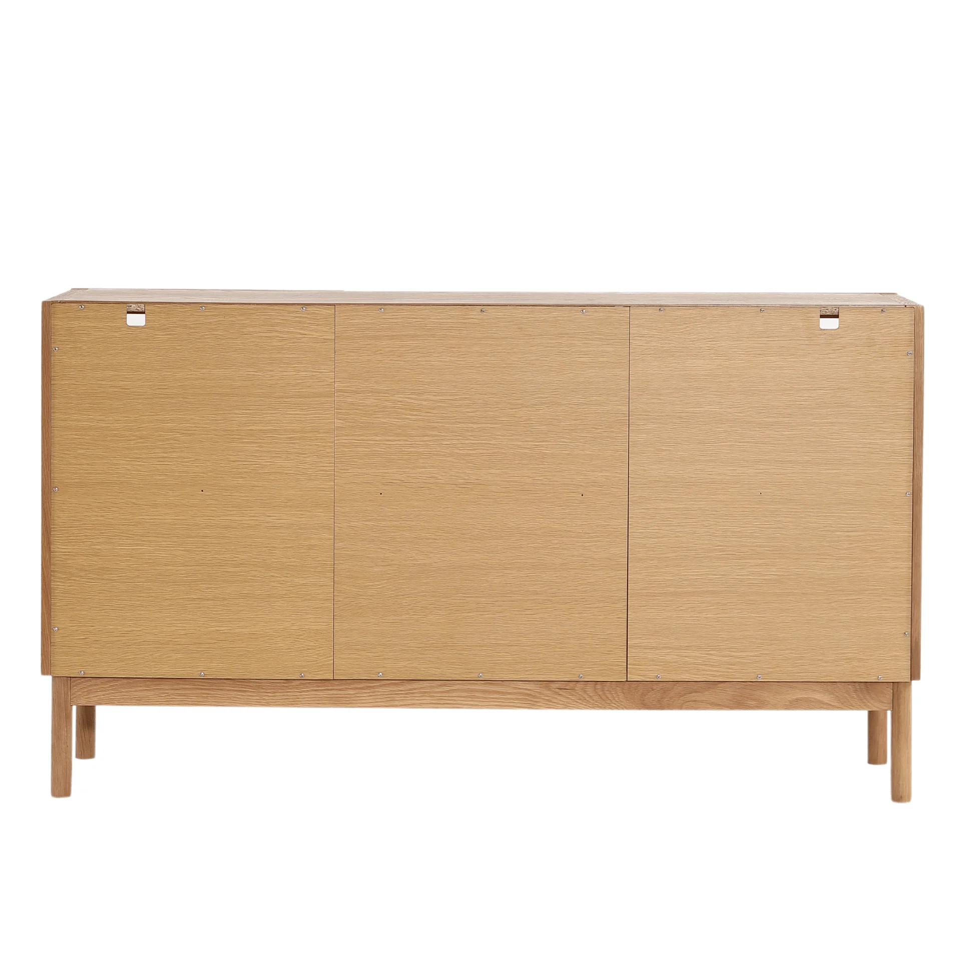 Havana ek glasskänk/skåp med 3 dörrar - 80x40x140 cm - Image 7