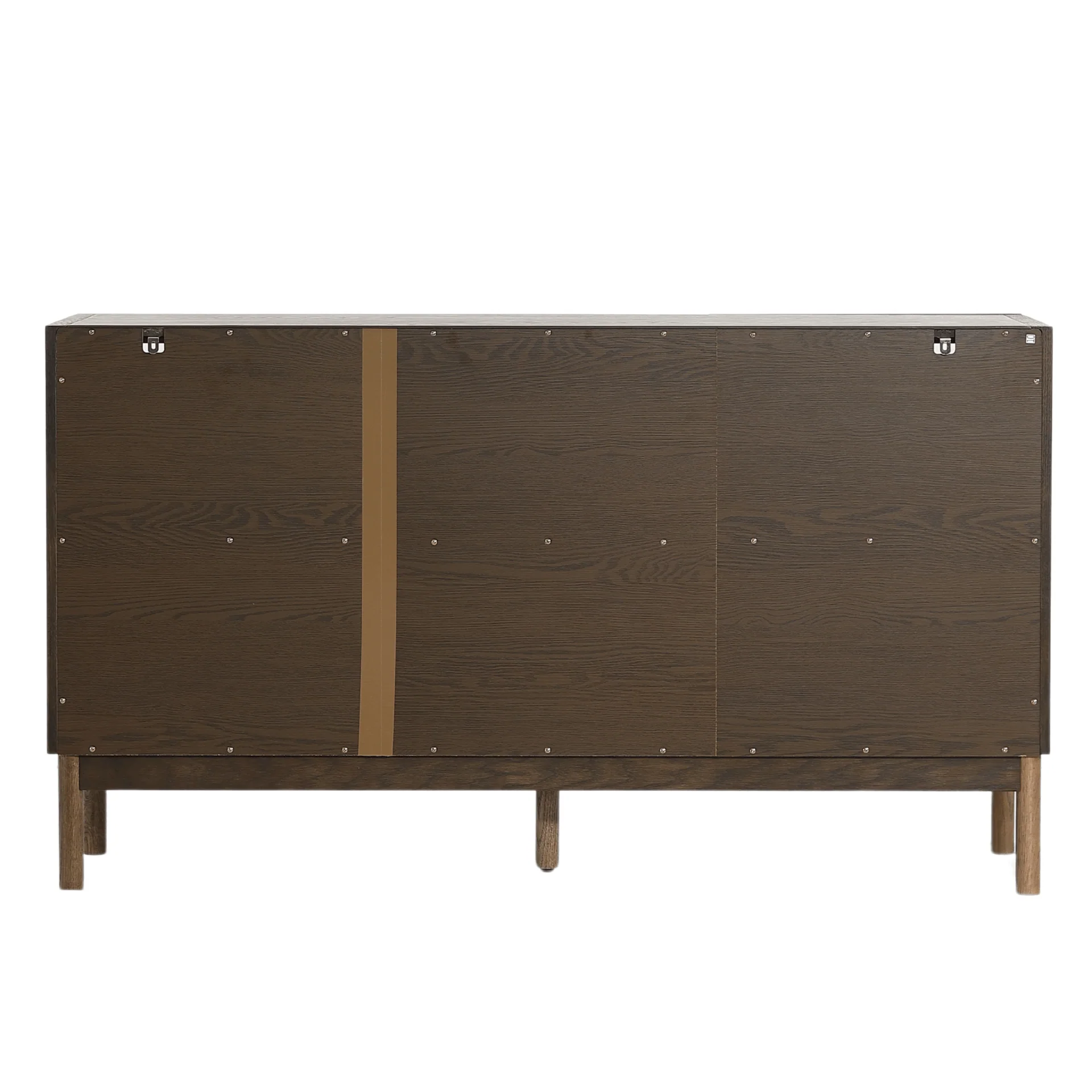Havana ek glasskänk/skåp i rökt ek med 3 dörrar - 80x40x140 cm - Image 6