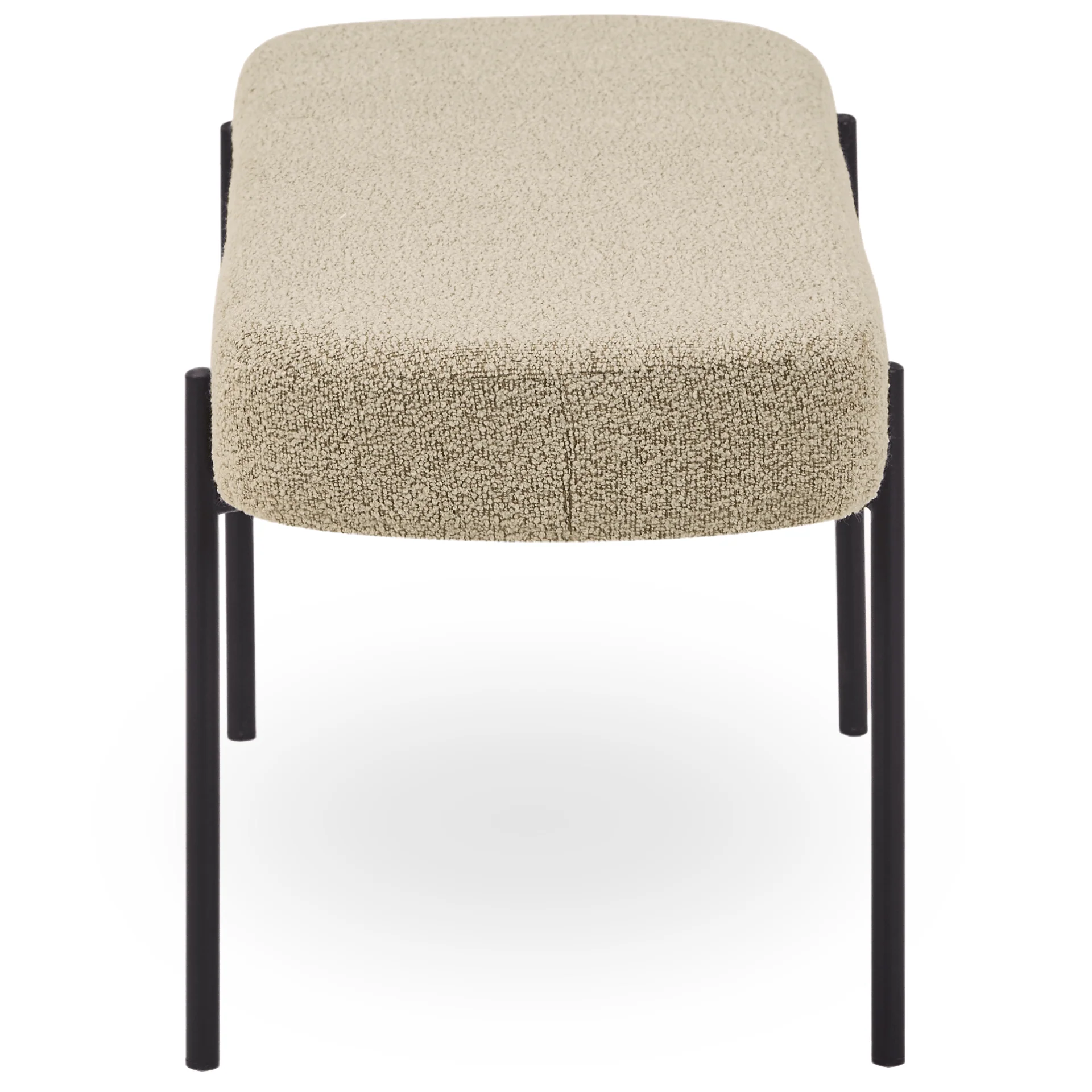 Helena bänk beige bouclé 100x36x43 cm - Image 6