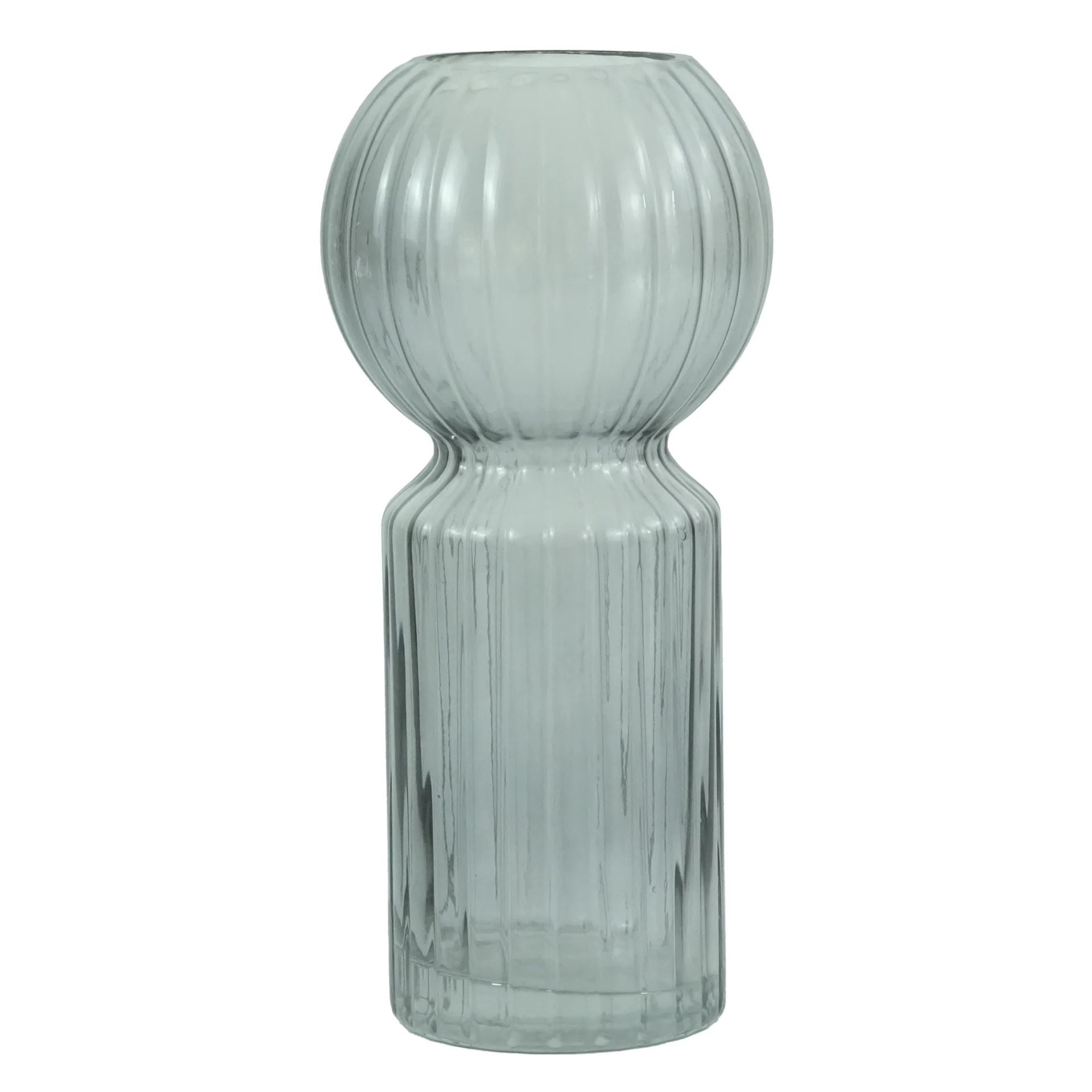 Hera glasvas grå 23 cm