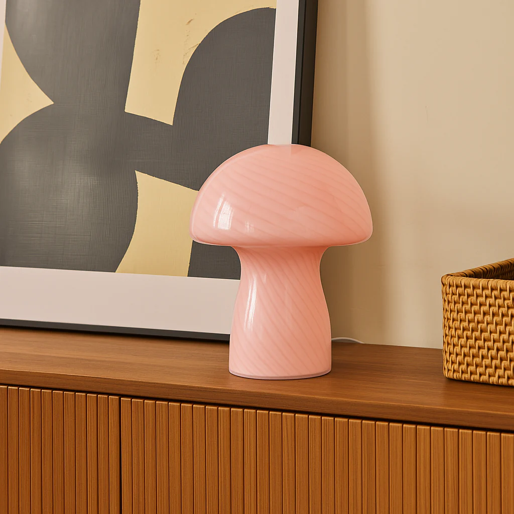 Ida Mushroom LED-lampa rosa 24 cm - Image 4