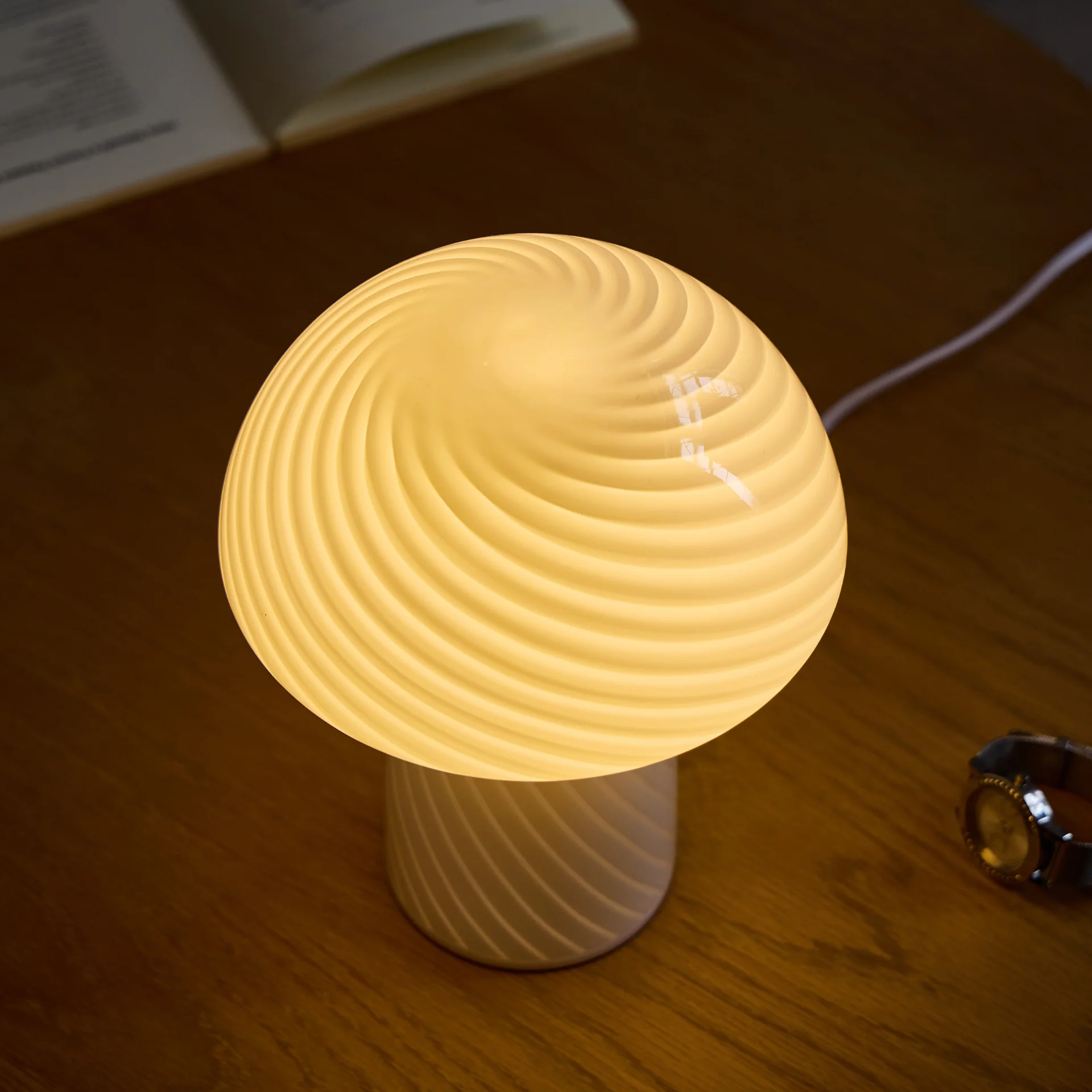 Ida Mushroom LED-lampa vit 24 cm - Image 4