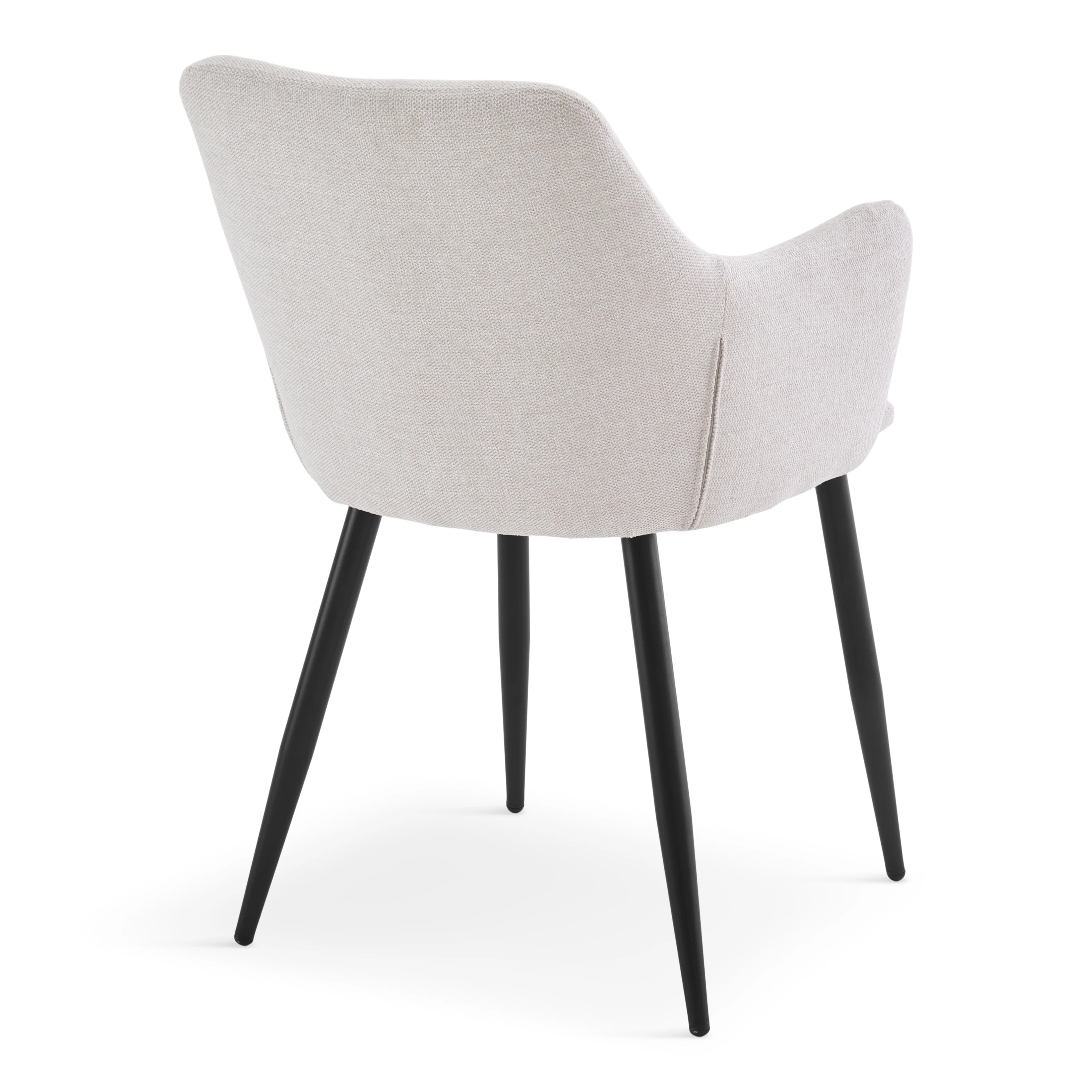 Isabella - Matstol i beige textil - Image 2