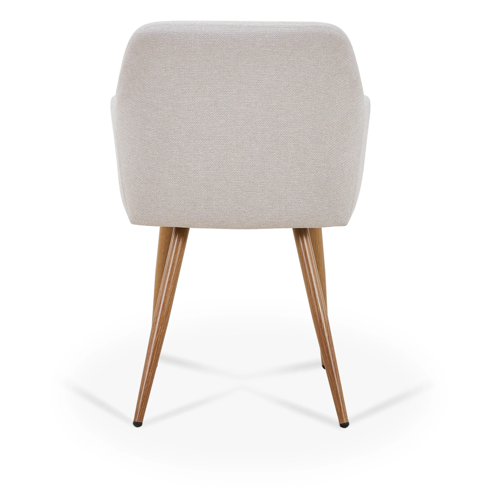 Jenna matstol - beige textil med eklook - Image 7