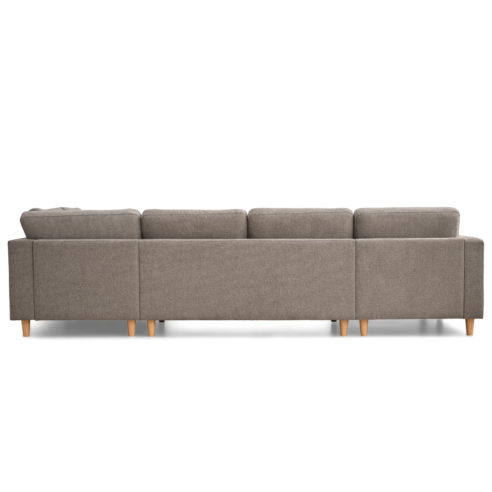 Jennifer vänstervänd U-soffa i sand med schäslong - L: 300 x D: 208 x H: 82 cm - Image 10