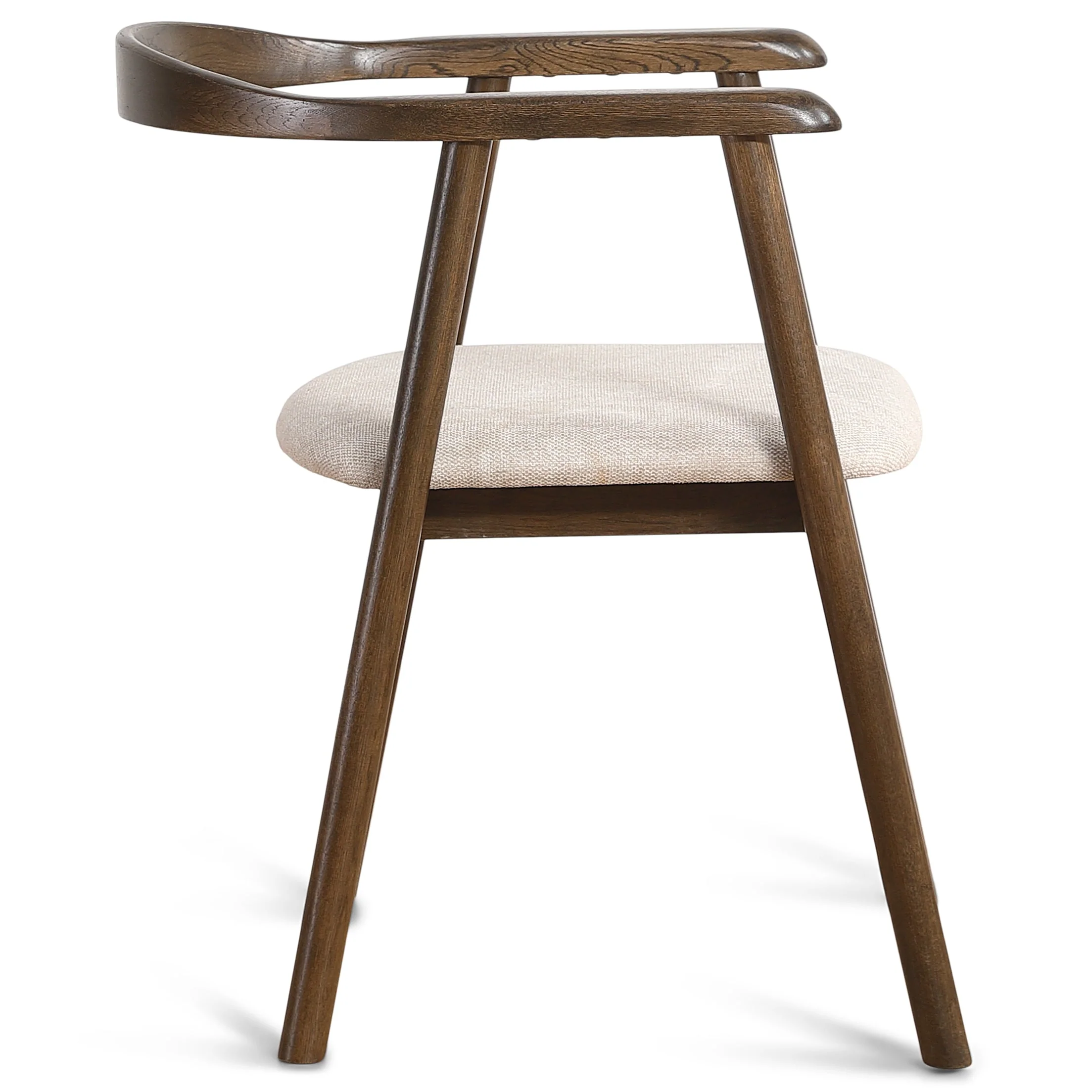 Jocelyn matstol i rökt ek med beige tygsäte - Image 7