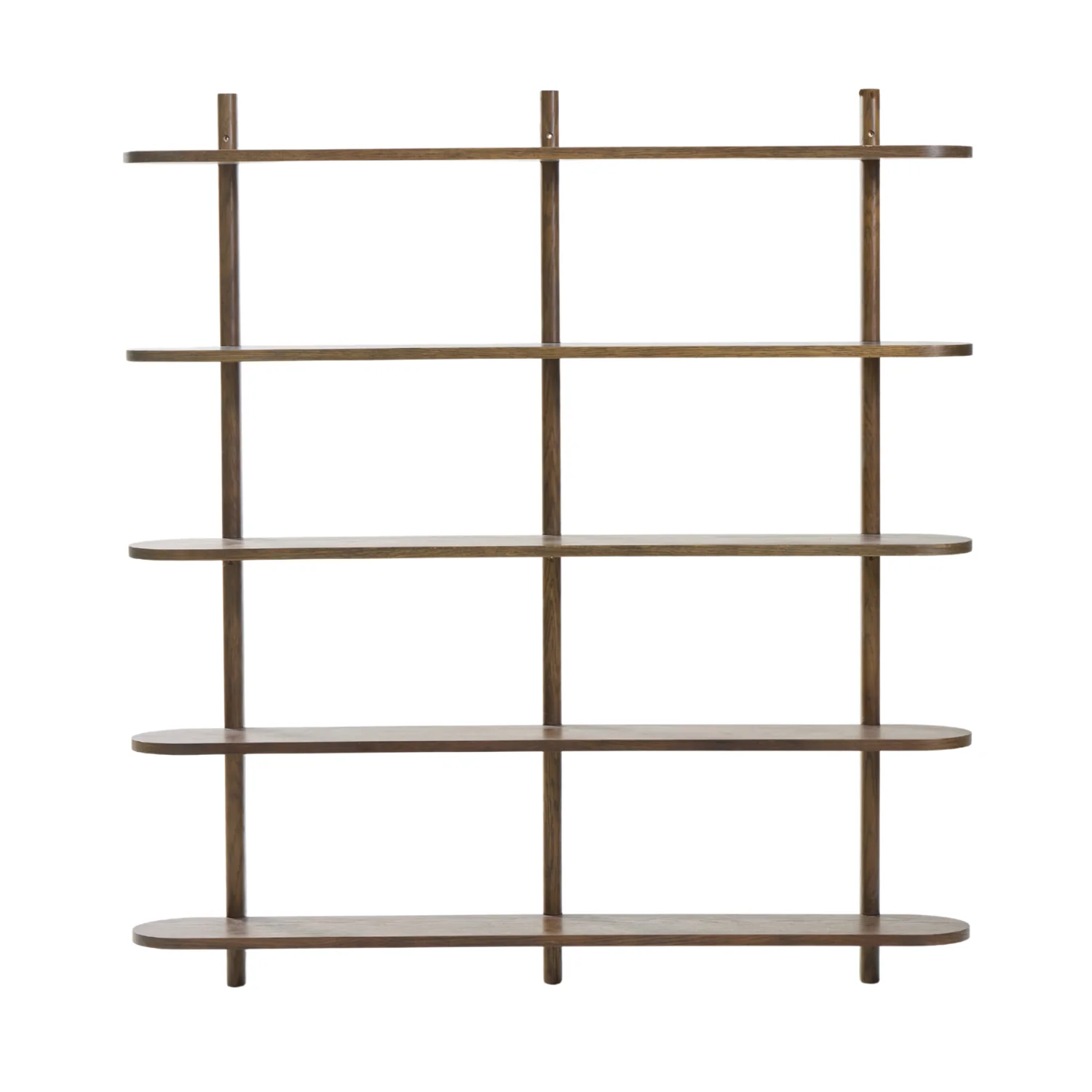 Juliet vägghylla i rökt ek med 5 hyllplan H:140 x D:22 x B:130 cm - Image 6
