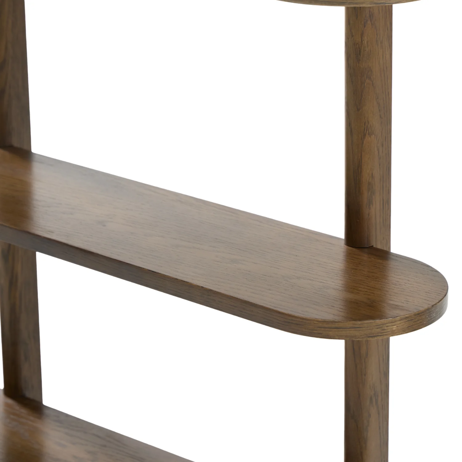Juliet vägghylla i rökt ek med 5 hyllplan H:140 x D:22 x B:130 cm - Image 7