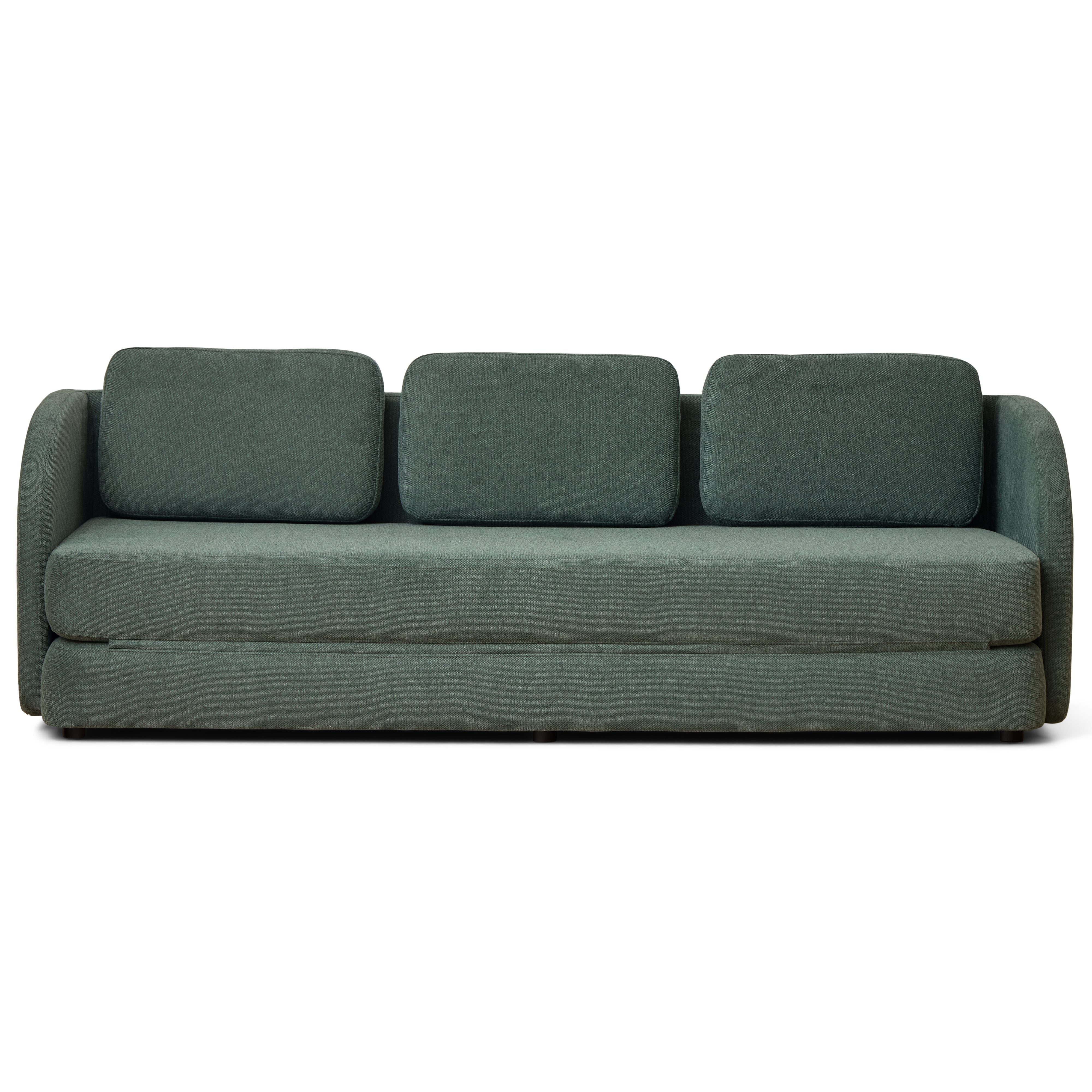 Katarina hopfällbar bäddsoffa grön L: 217 x D: 77/145 x H: 75 cm