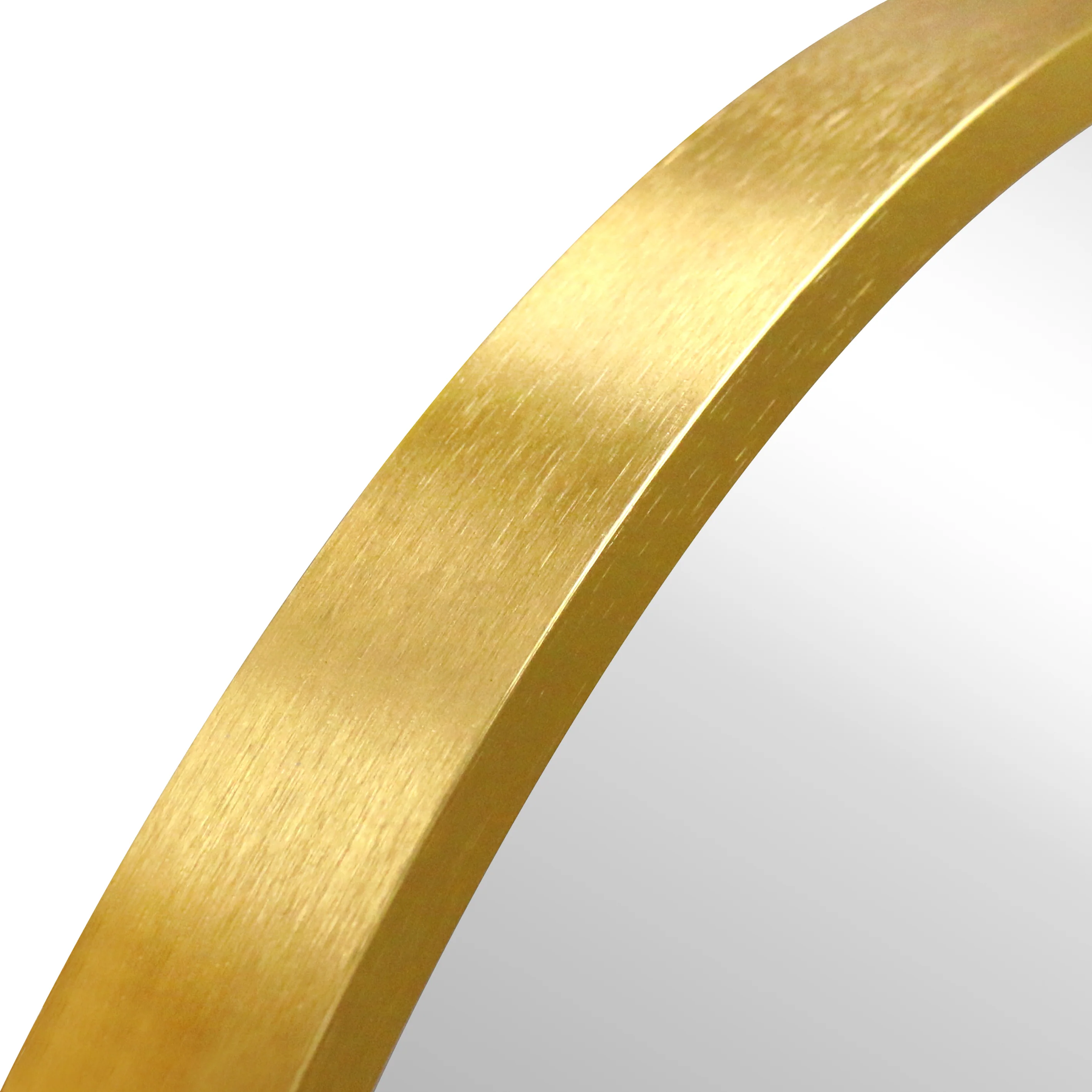 Kaya - Spegel rund med ram i mässing/guld Ø70 cm - Image 3