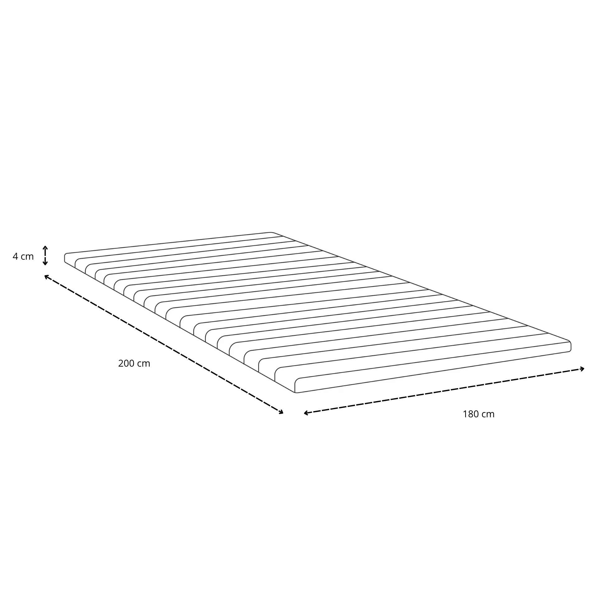 Kontinentalsäng i beige 180x200 cm med 4 cm bäddmadrass i PU-skum inkl. kromben - Image 9