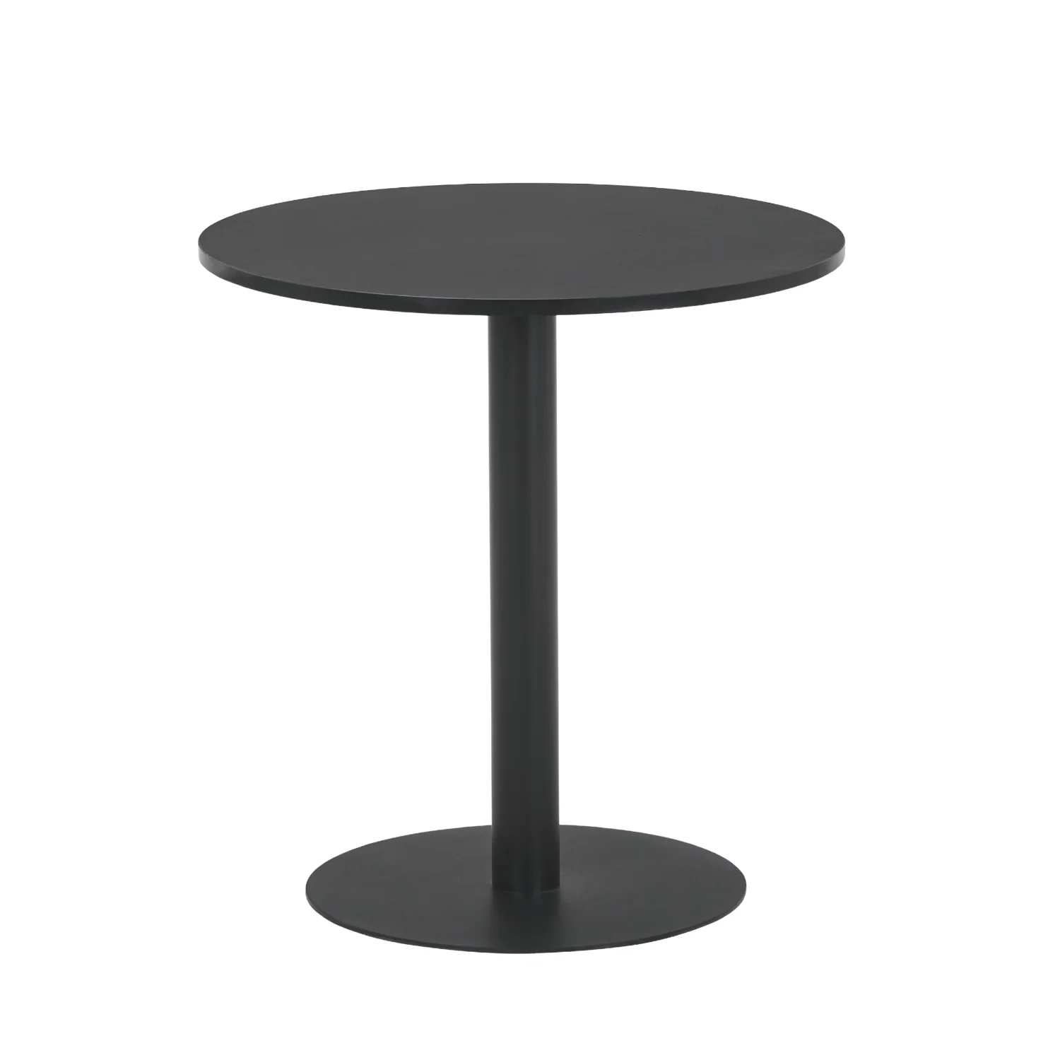 Lara svart runt cafébord Ø70 cm