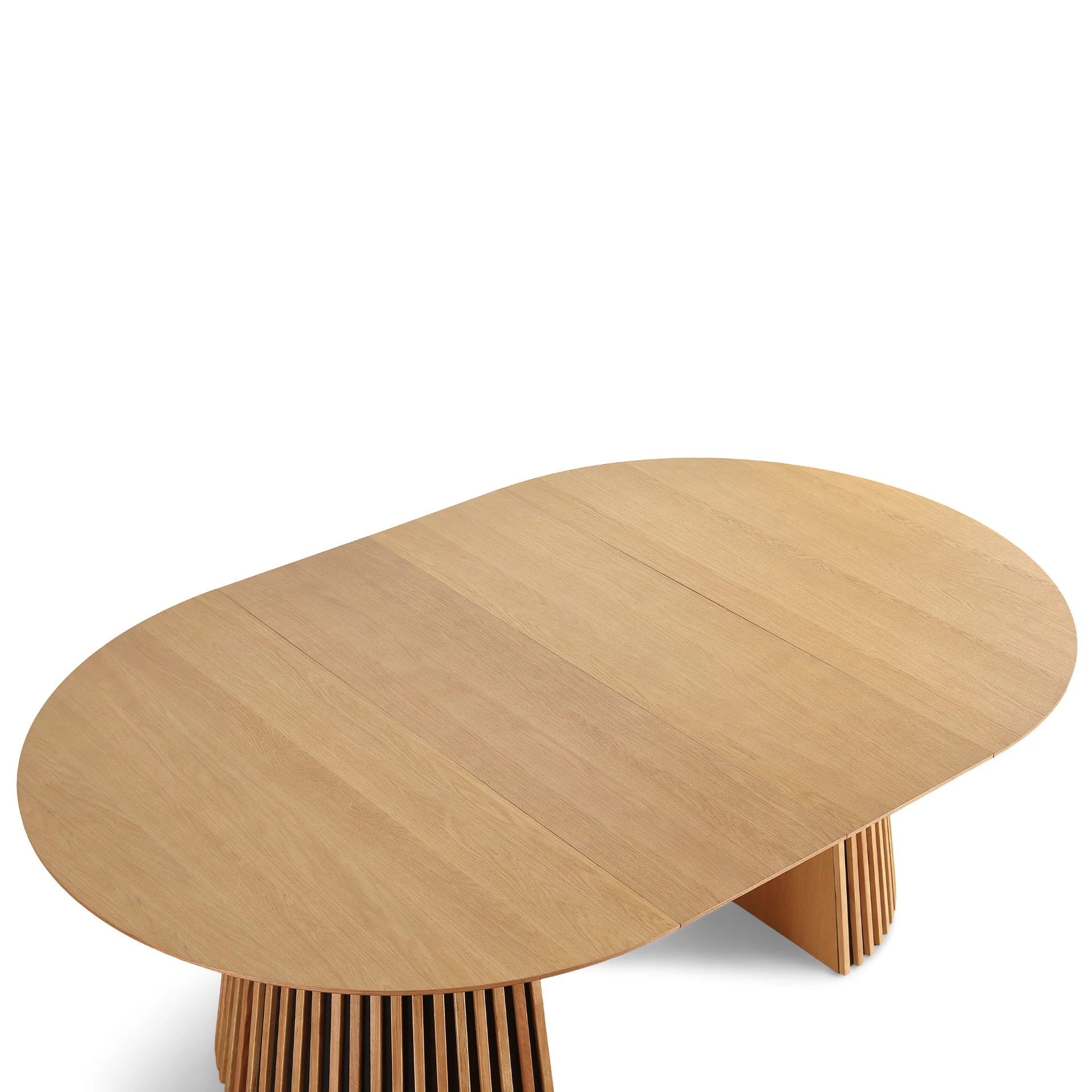 Lewis - Rundt lamellbord i ekfanér med utdragsfunktion 150/190/230 cm - 2 tilläggsskivor ingår - Image 11