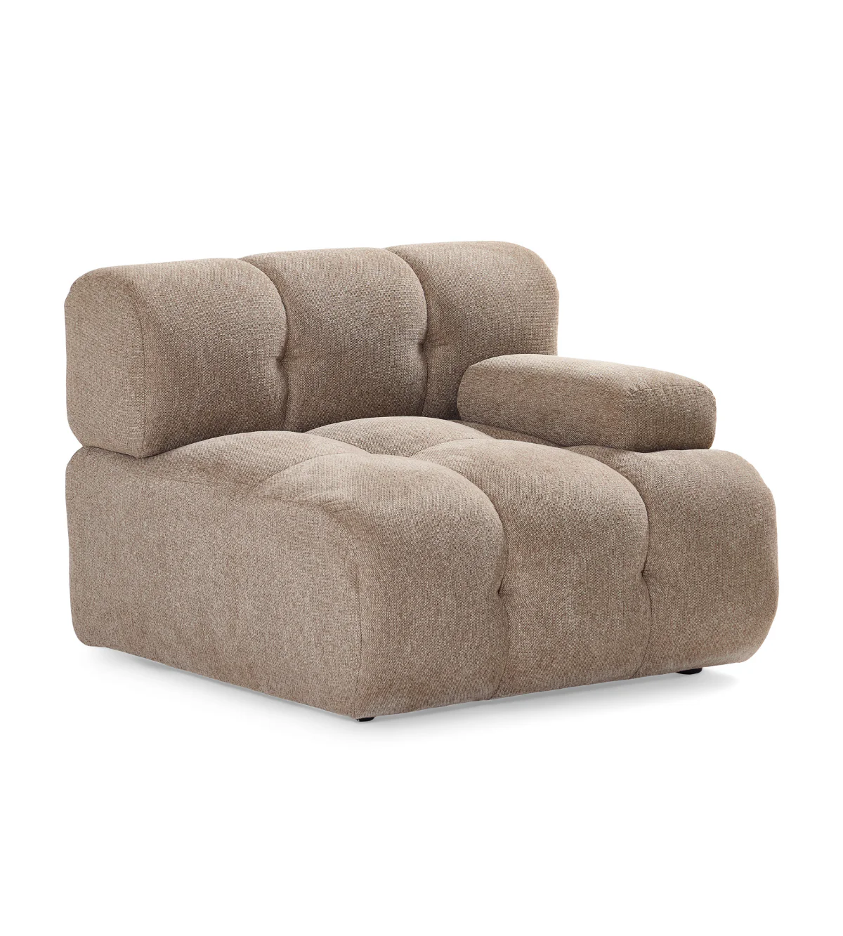 Lilie högermodul i sandfärg - L: 95 x D: 95 x H: 64 cm - Image 2
