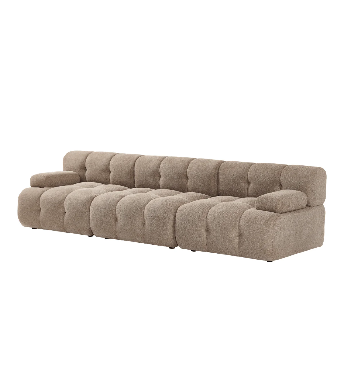 Lilie - modulsoffa i sandfärg med 3 moduler - L: 285 x D: 95 x H: 64 cm - Image 4