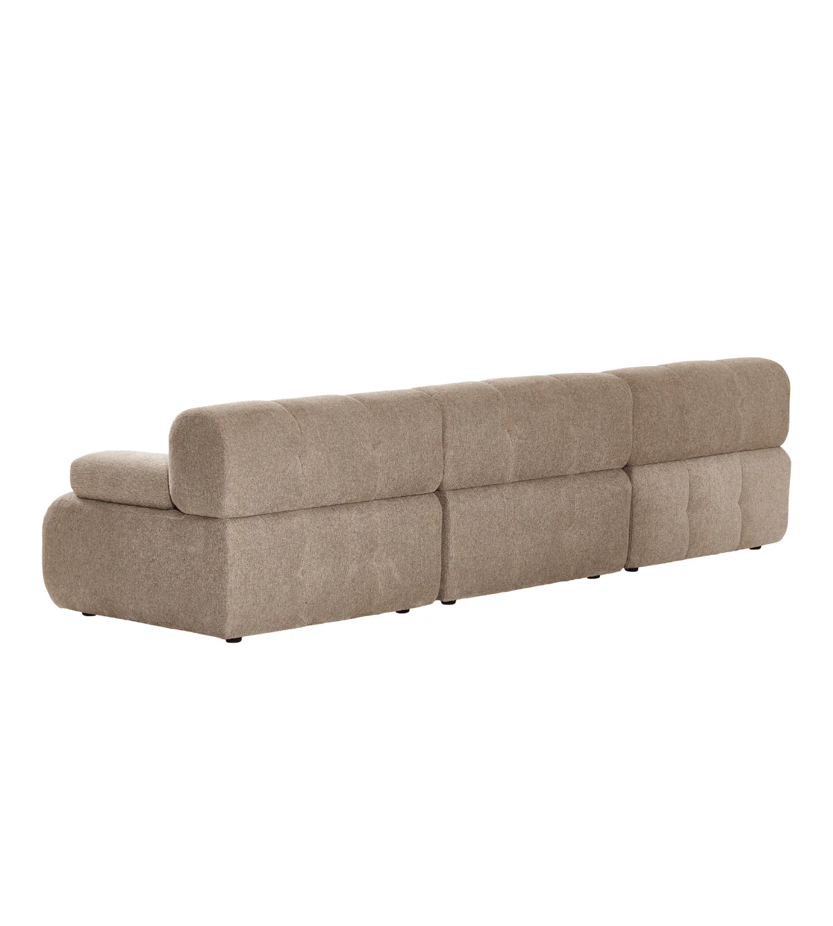 Lilie - modulsoffa i sandfärg med 3 moduler - L: 285 x D: 95 x H: 64 cm - Image 6