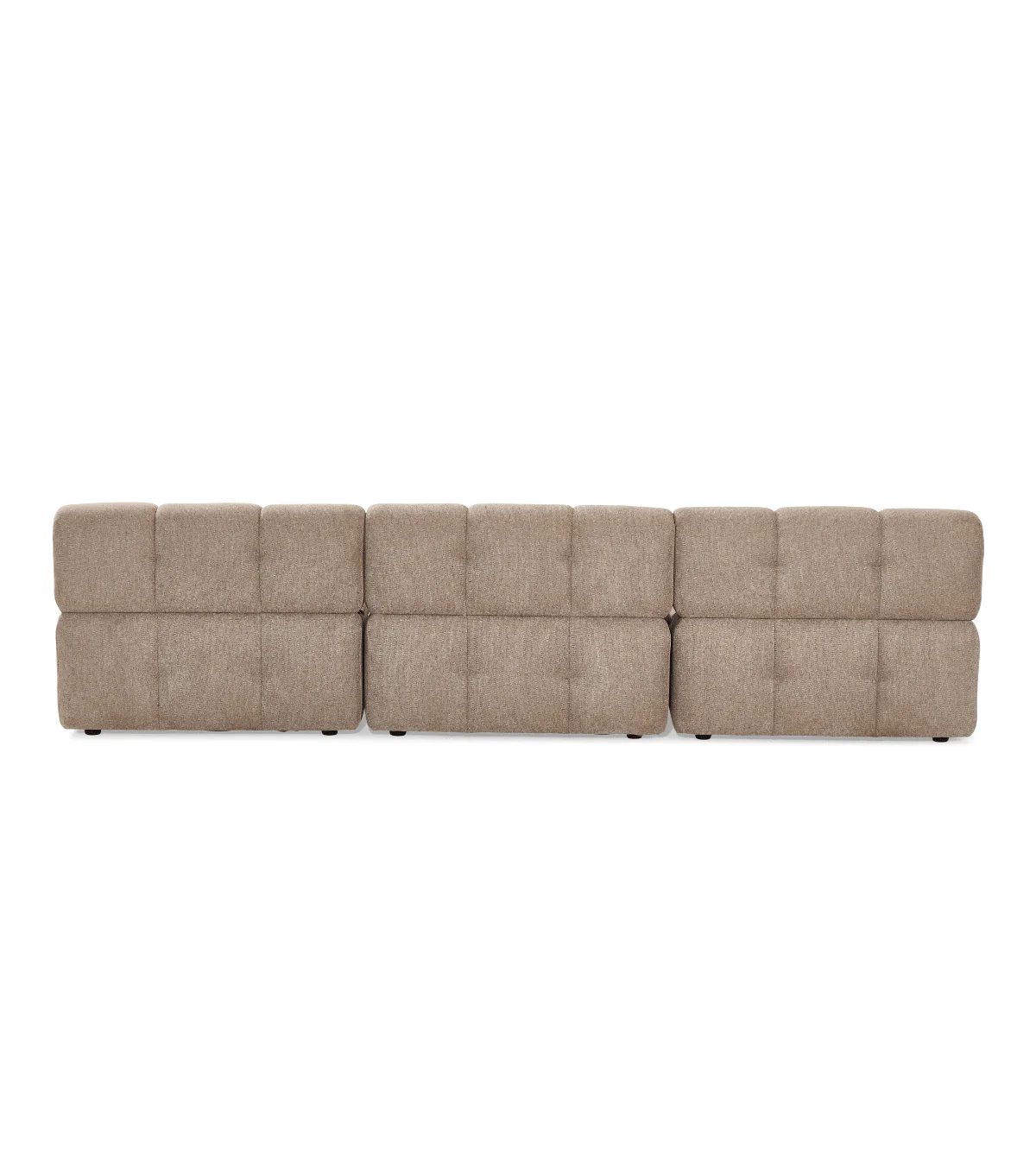 Lilie - modulsoffa i sandfärg med 3 moduler och höger- eller vänstervänd schäslong - L: 285 x D: 190 x H: 64 cm - Image 14