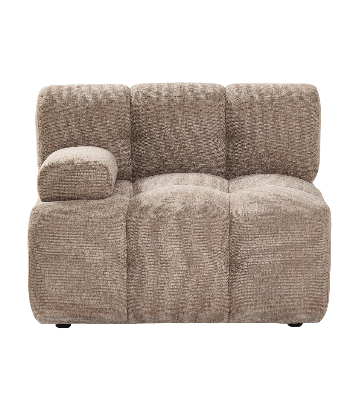 Lilie, vänstermodul i sandfärg - L: 95 x D: 95 x H: 64 cm