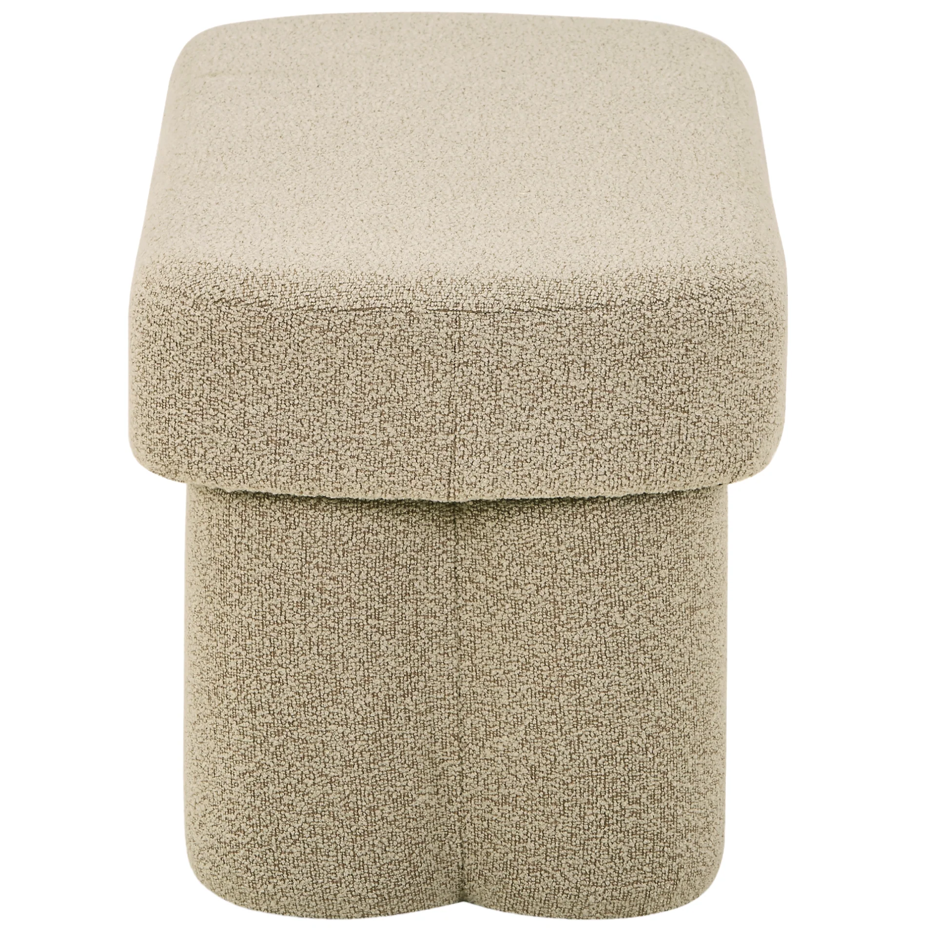 Linea bänk beige Boucle 100x42x44 cm - Image 3