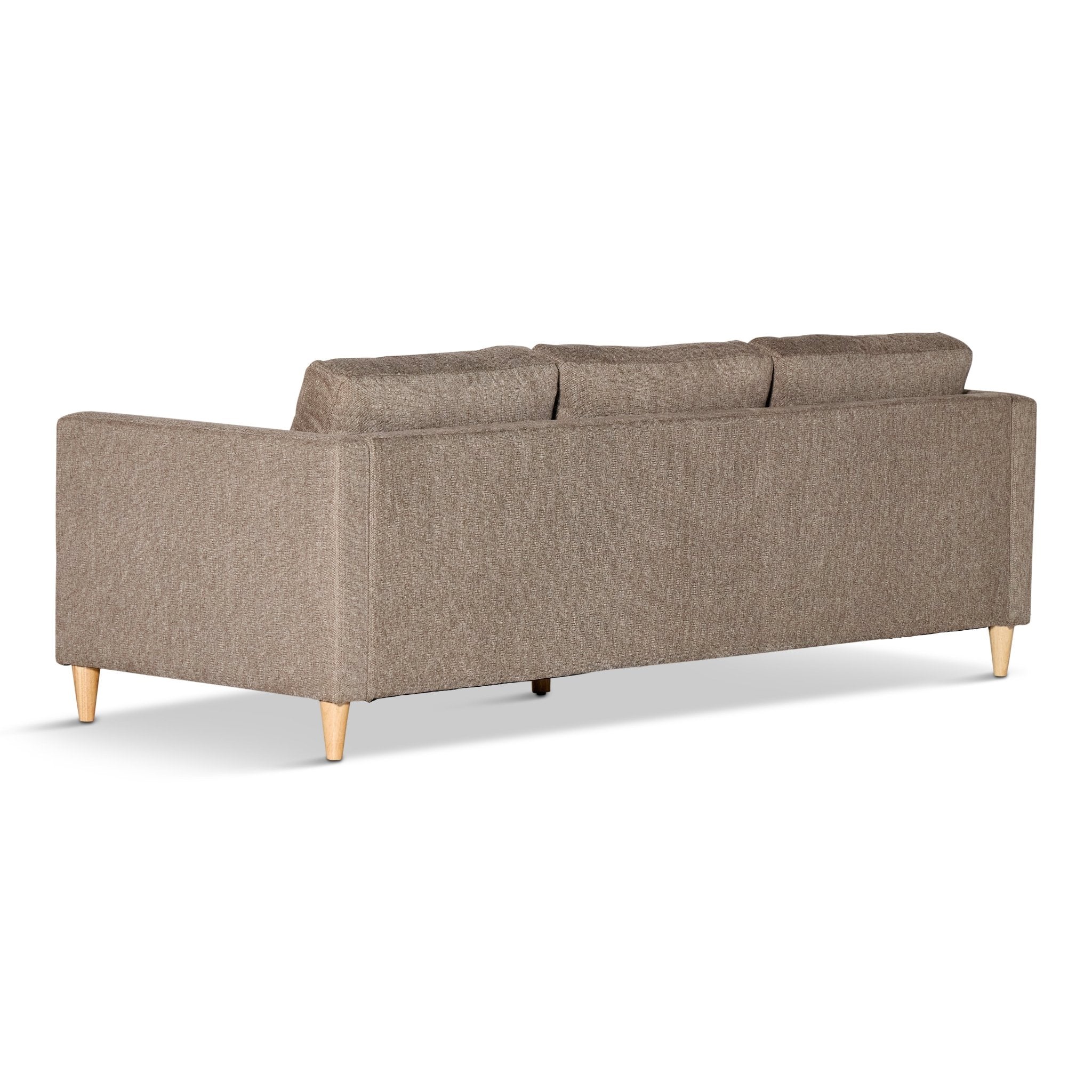 Lulu - Höger- och vänstervänd vändbar schäslongsoffa i sand - L: 215 x D: 82 x H: 78 cm - Image 3
