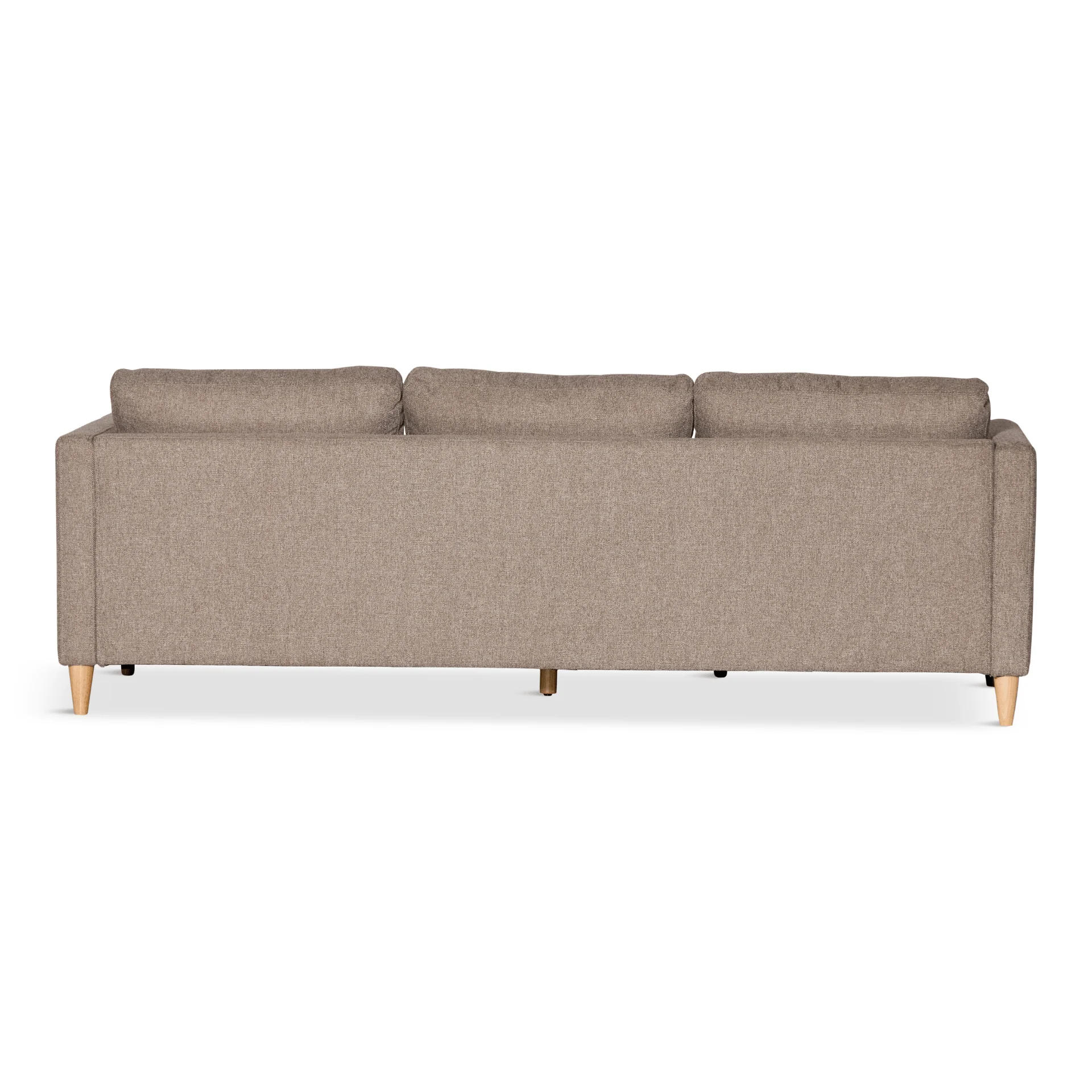 Lulu - Höger- och vänstervänd vändbar schäslongsoffa i sand - L: 215 x D: 82 x H: 78 cm - Image 6