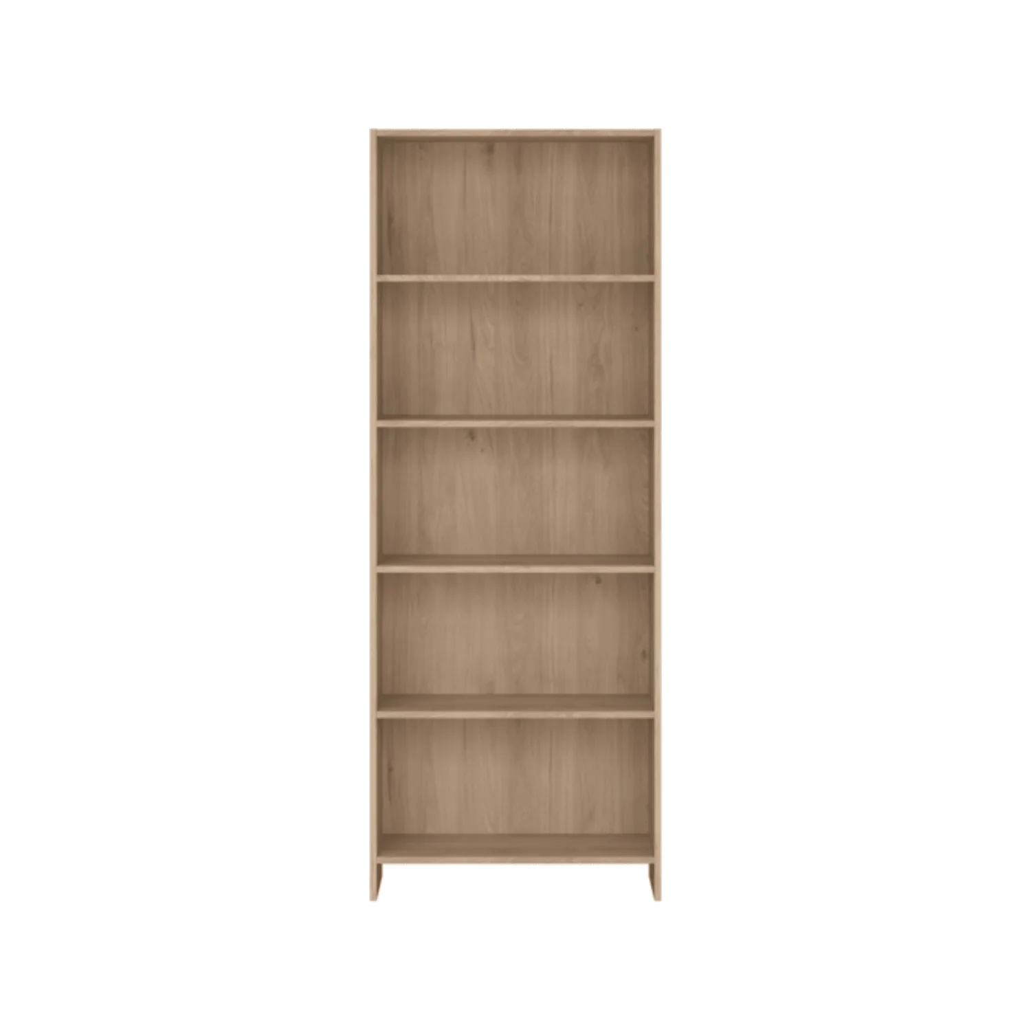Maddie bokhylla med 5 hyllplan i ek 175,5x66x25,5 cm - Image 6