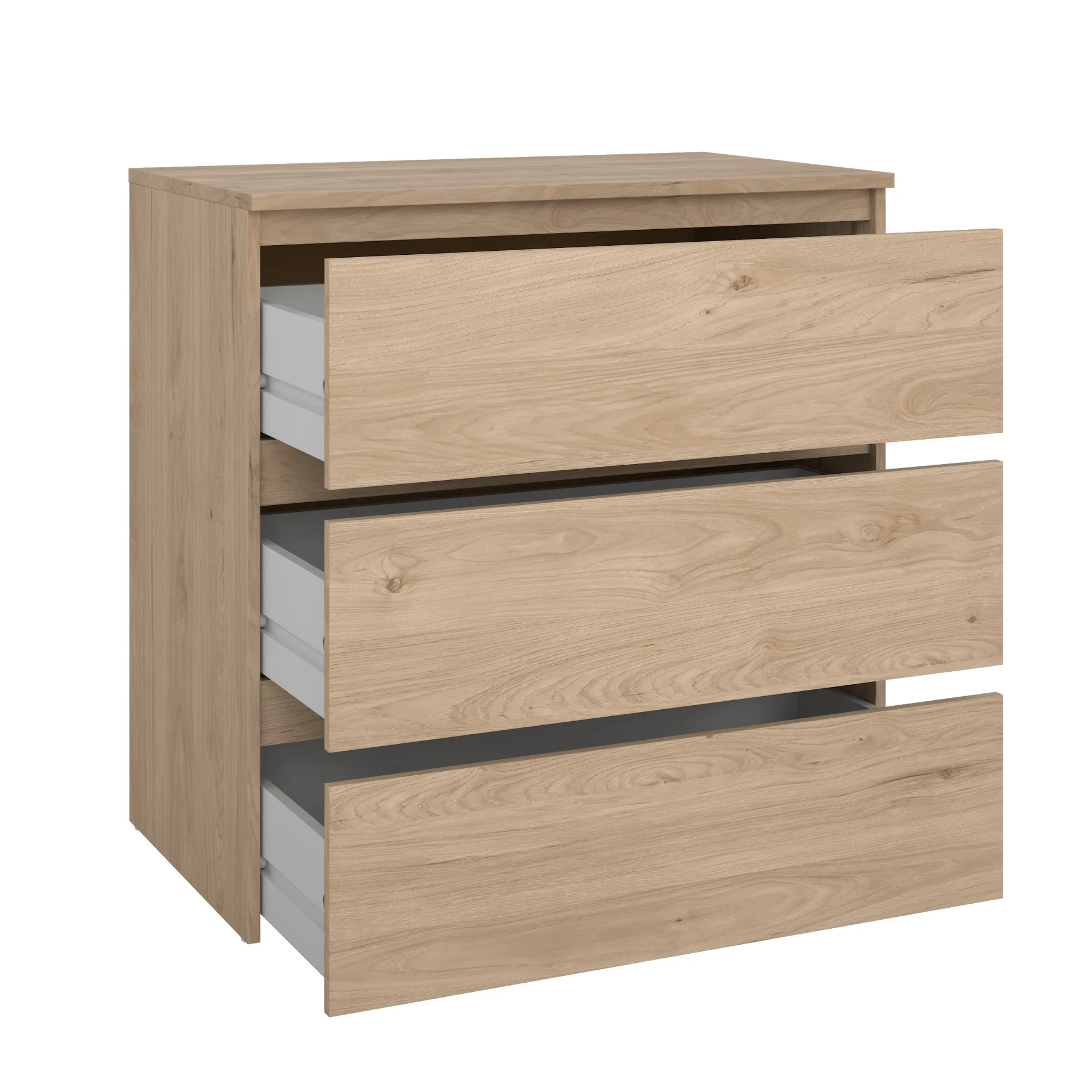 Maise byrå H:70 x B:70 x D:41 cm med 3 lådor i eklook - Image 3