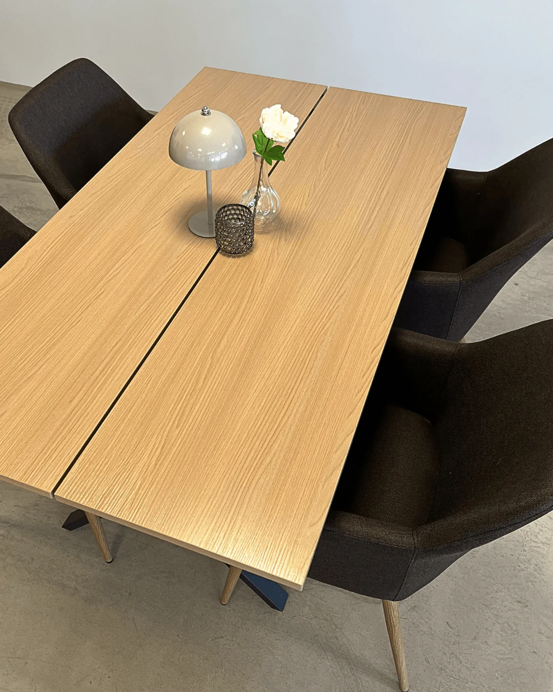 Marly Plankbord i ekfanér 150x80x75 cm - Image 4