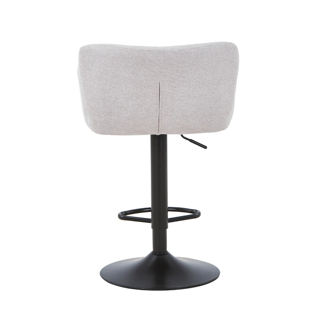 Melody Barstol - beige textil med justerbar höjd och snurrfunktion - Image 7