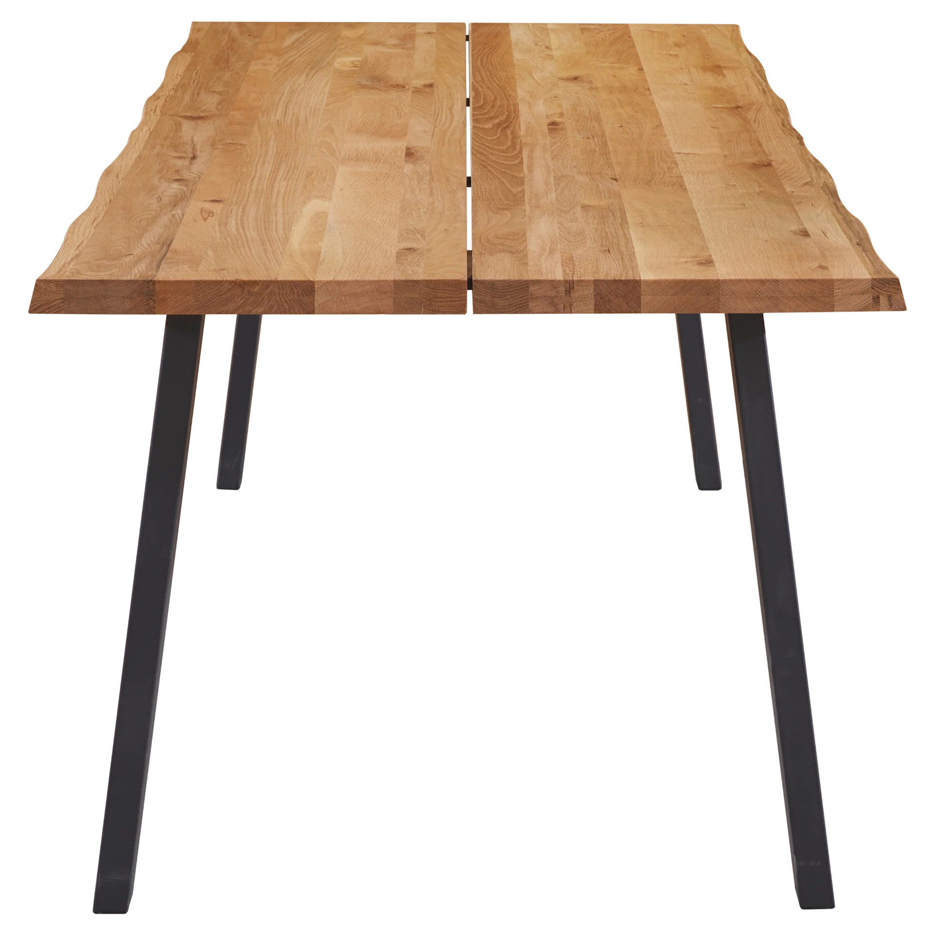 Molly - Plankbord 200 x 95 cm i naturoljad ek med A-ben (förberett för tilläggsskivor) - Image 3