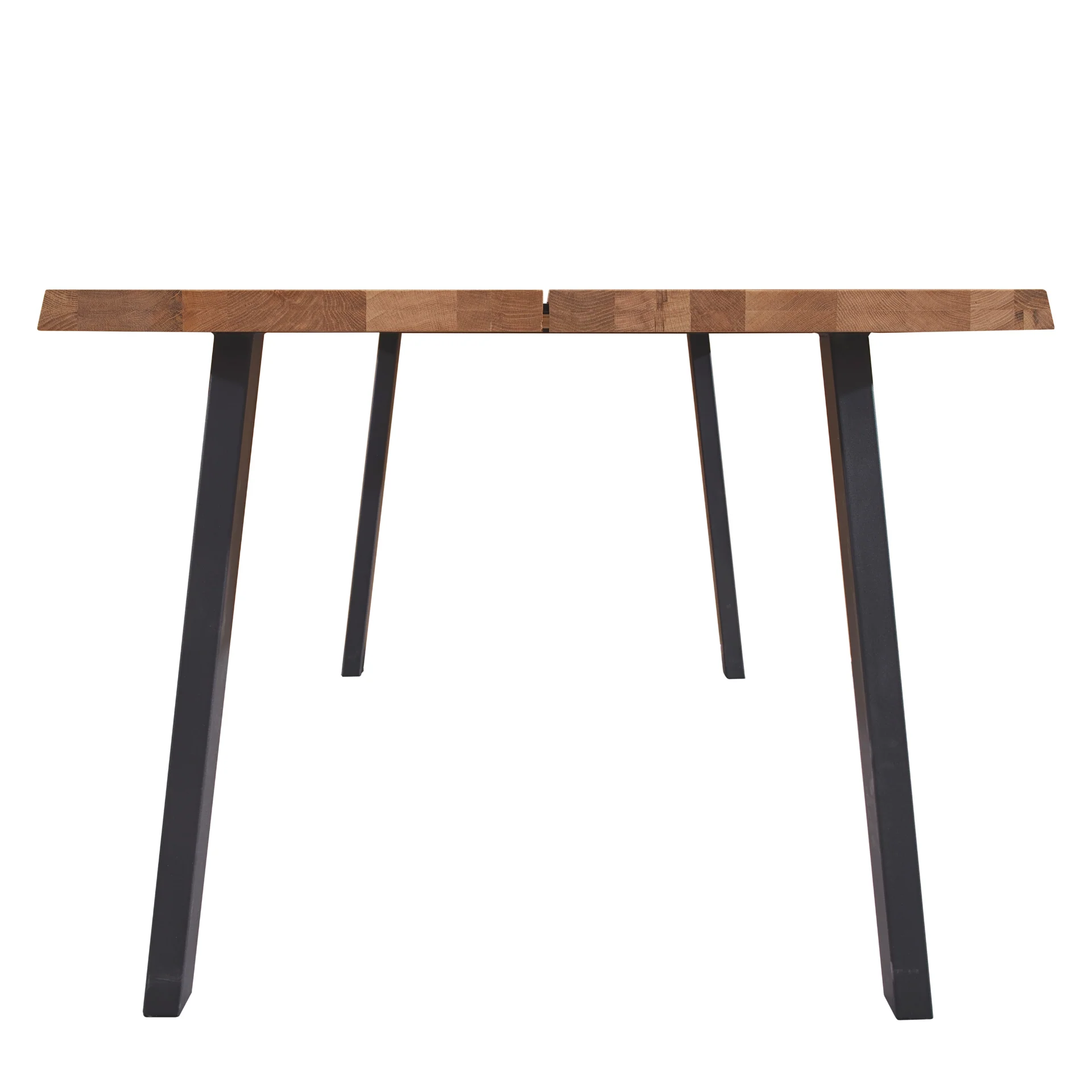 Molly - Plankbord 200 x 95 cm i naturoljad ek med A-ben (förberett för tilläggsskivor) - Image 4