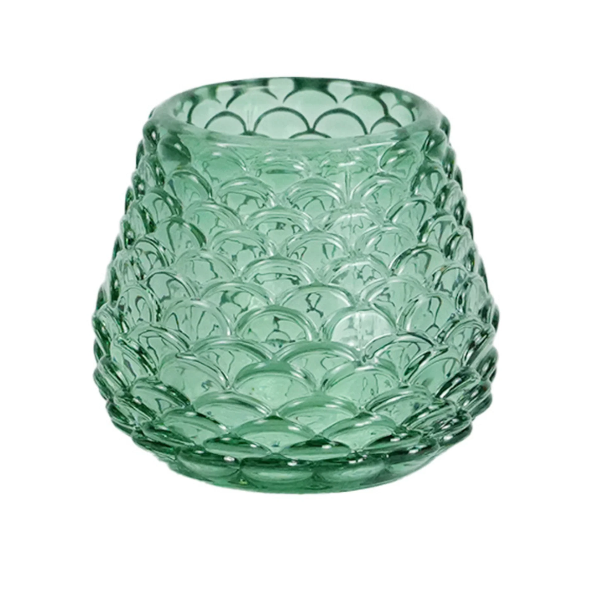 Naja glas ljusstake/Värmeljushållare grön 7 cm