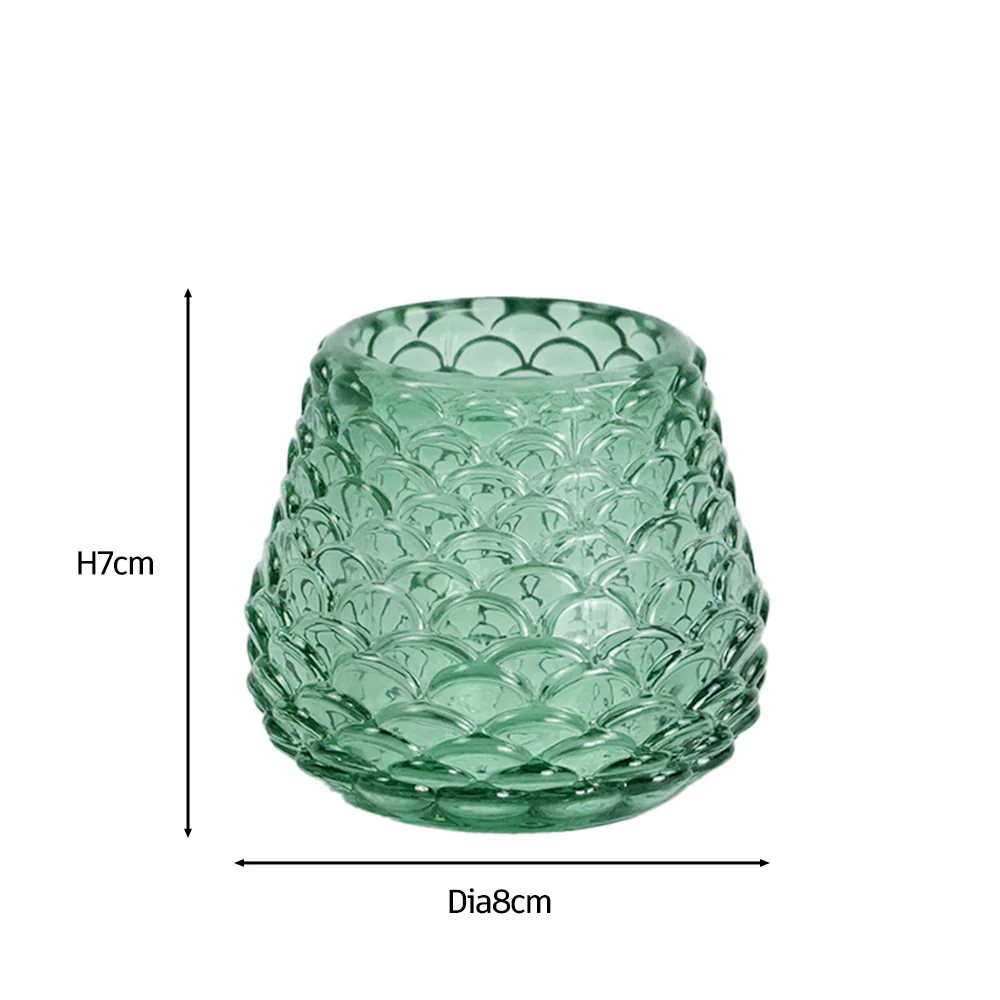 Naja glas ljusstake/Värmeljushållare grön 7 cm - Image 4
