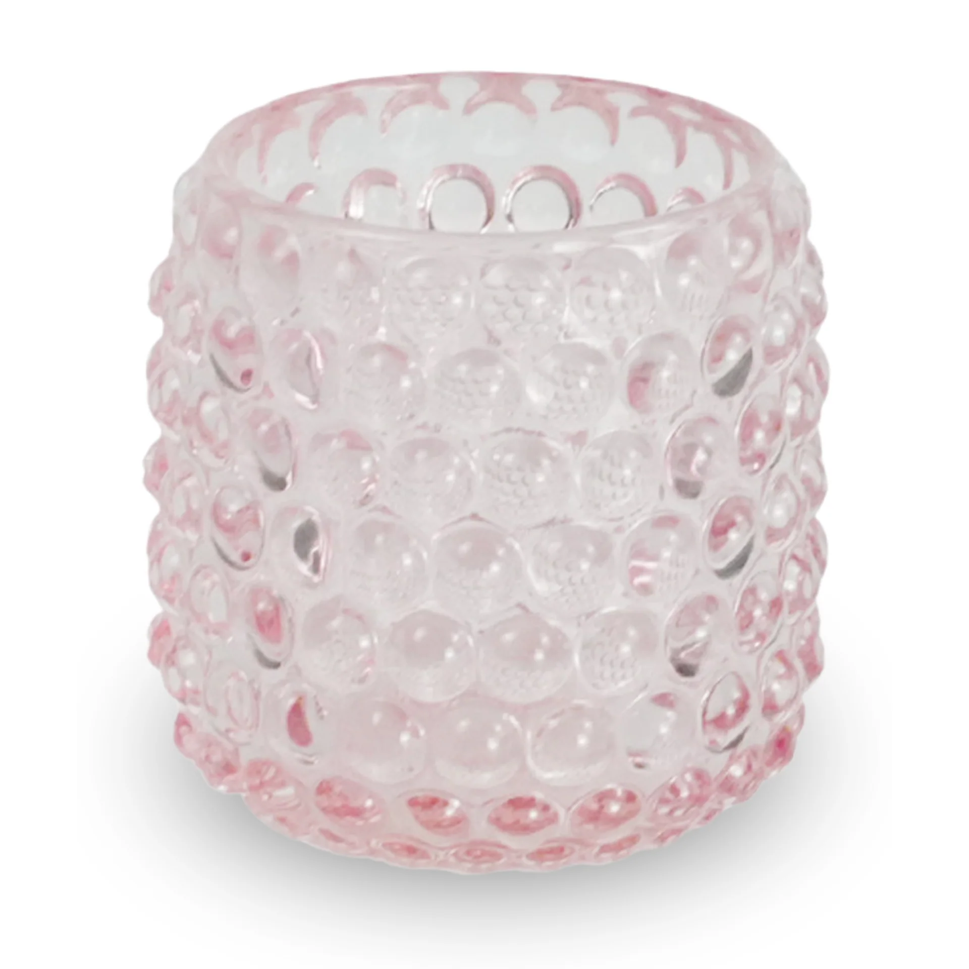 Nelly glasljusstake rosa 8,5 cm