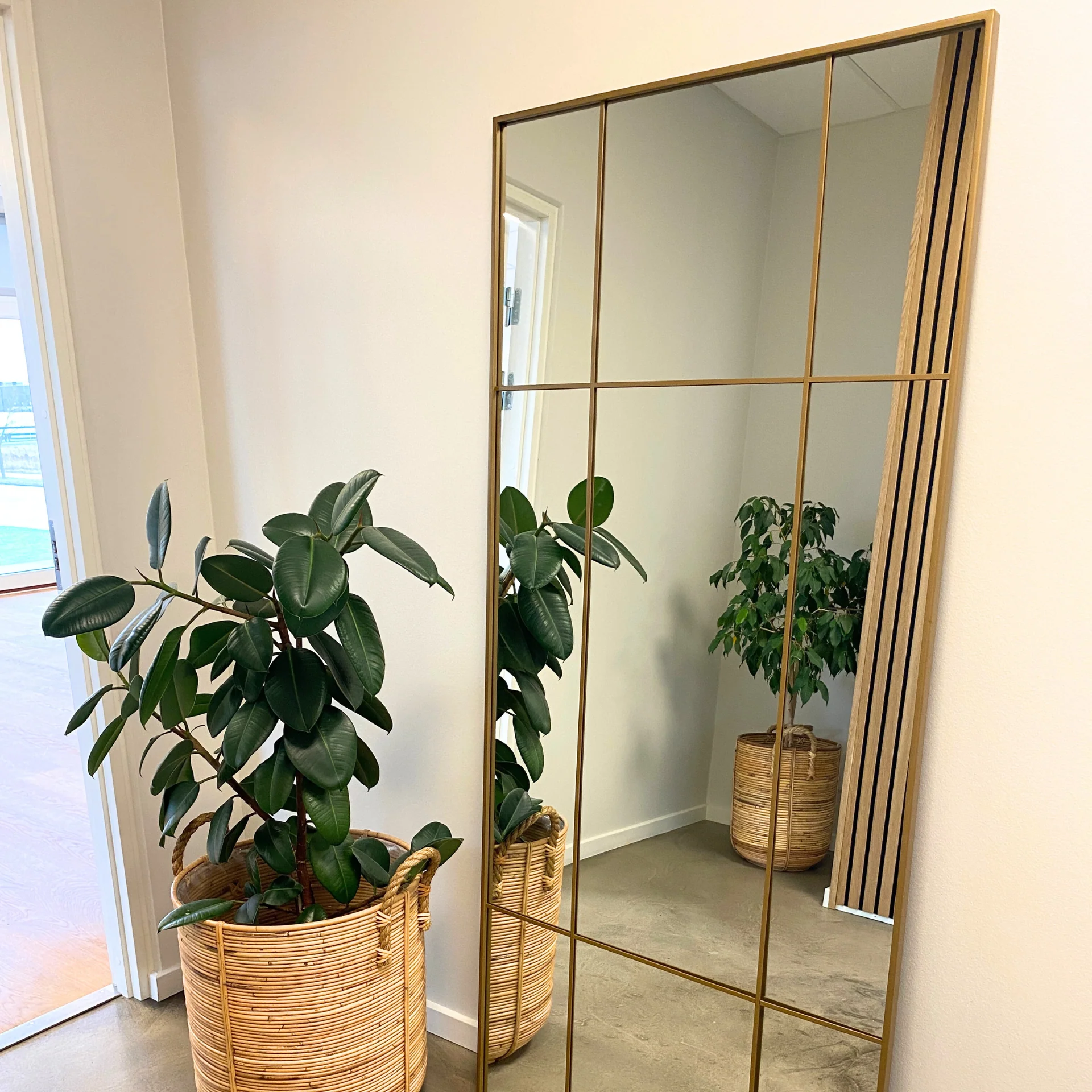 New Yorker - Spegel med guld/mässing ram 180 x 80 cm - Image 2