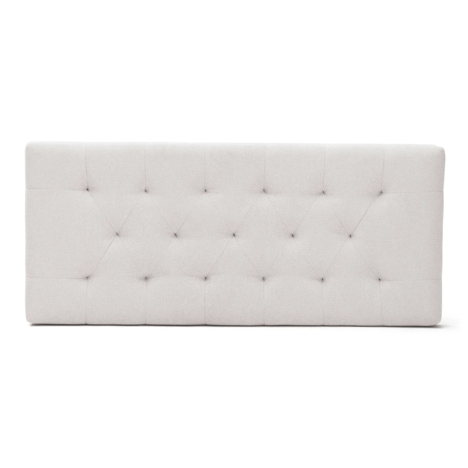 Nia sänggavel 140x63 cm i beige textil - Image 5
