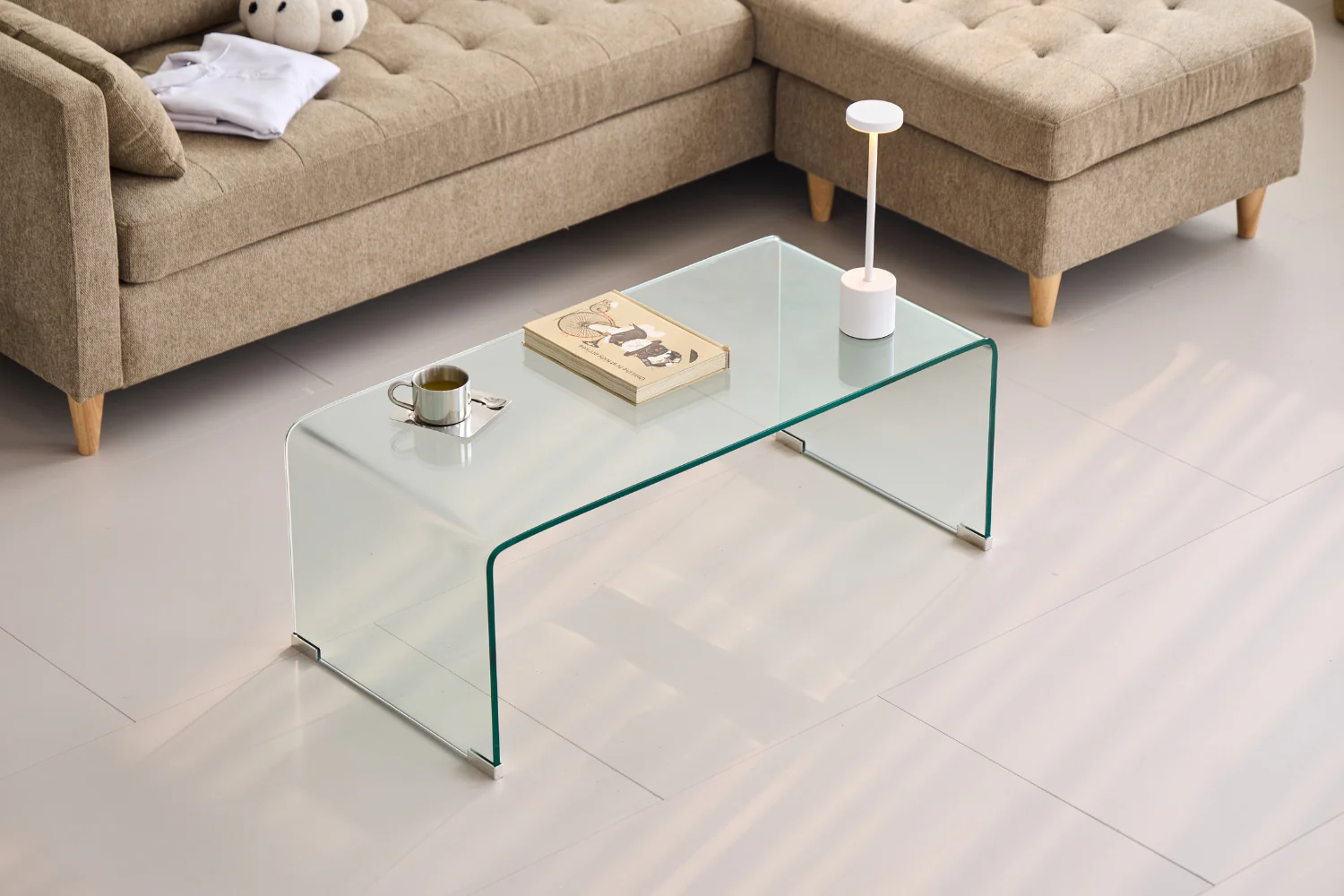 Nicole soffbord i glas 95x45x35 cm - Image 10