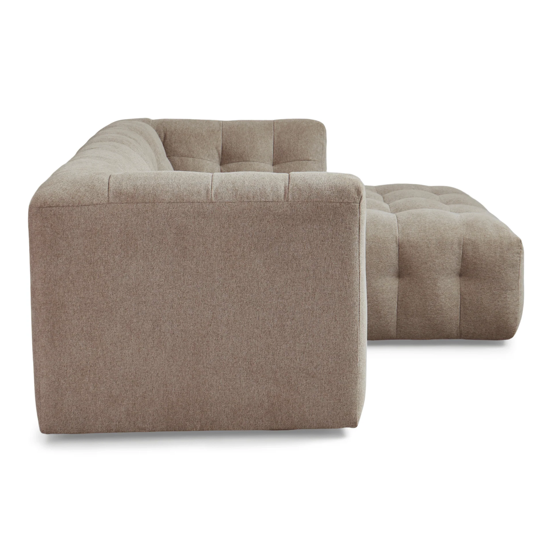Poppy schäslong bubble soffa sand – högervänd - Image 6
