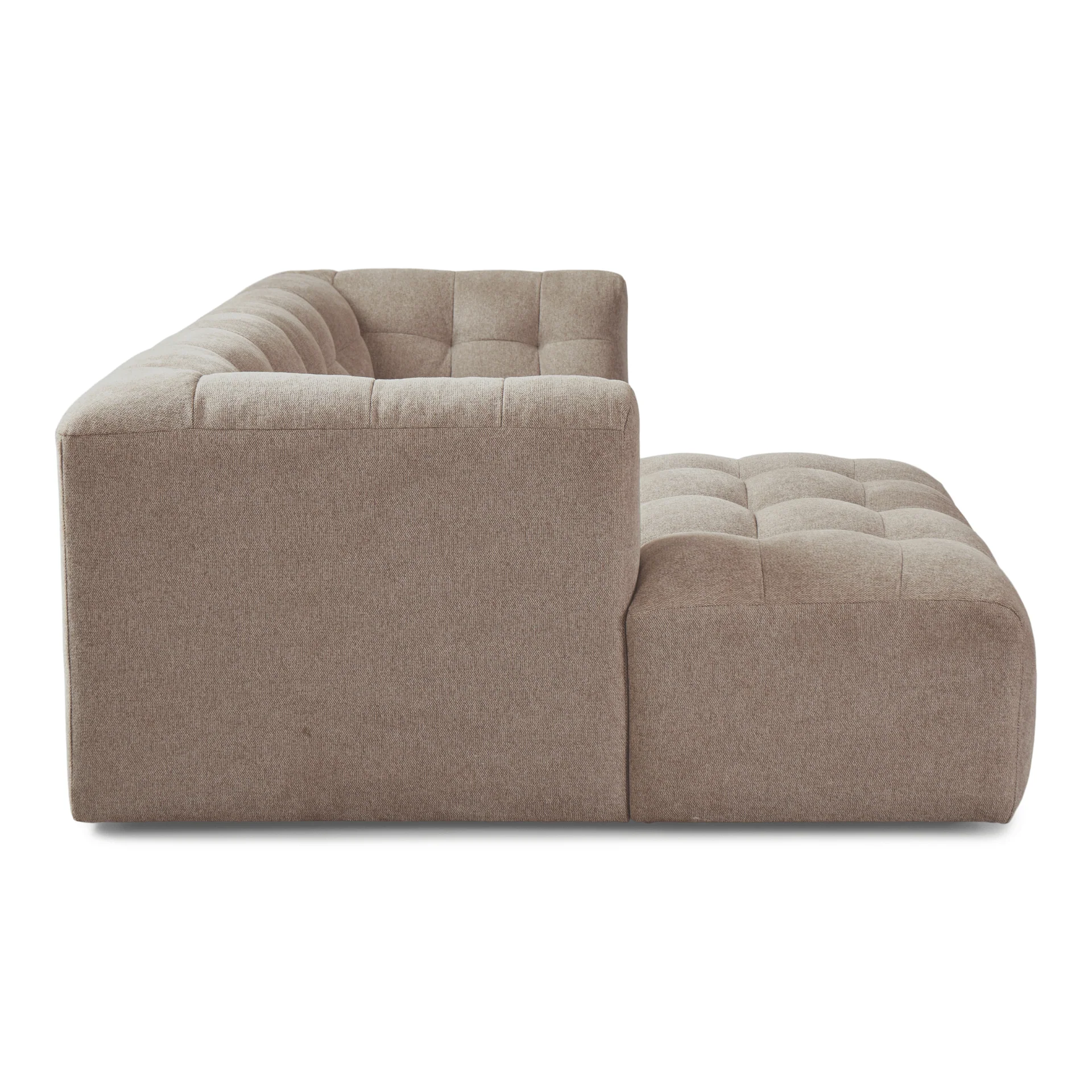 Poppy schäslong bubble soffa sand – vänstervänd - Image 6