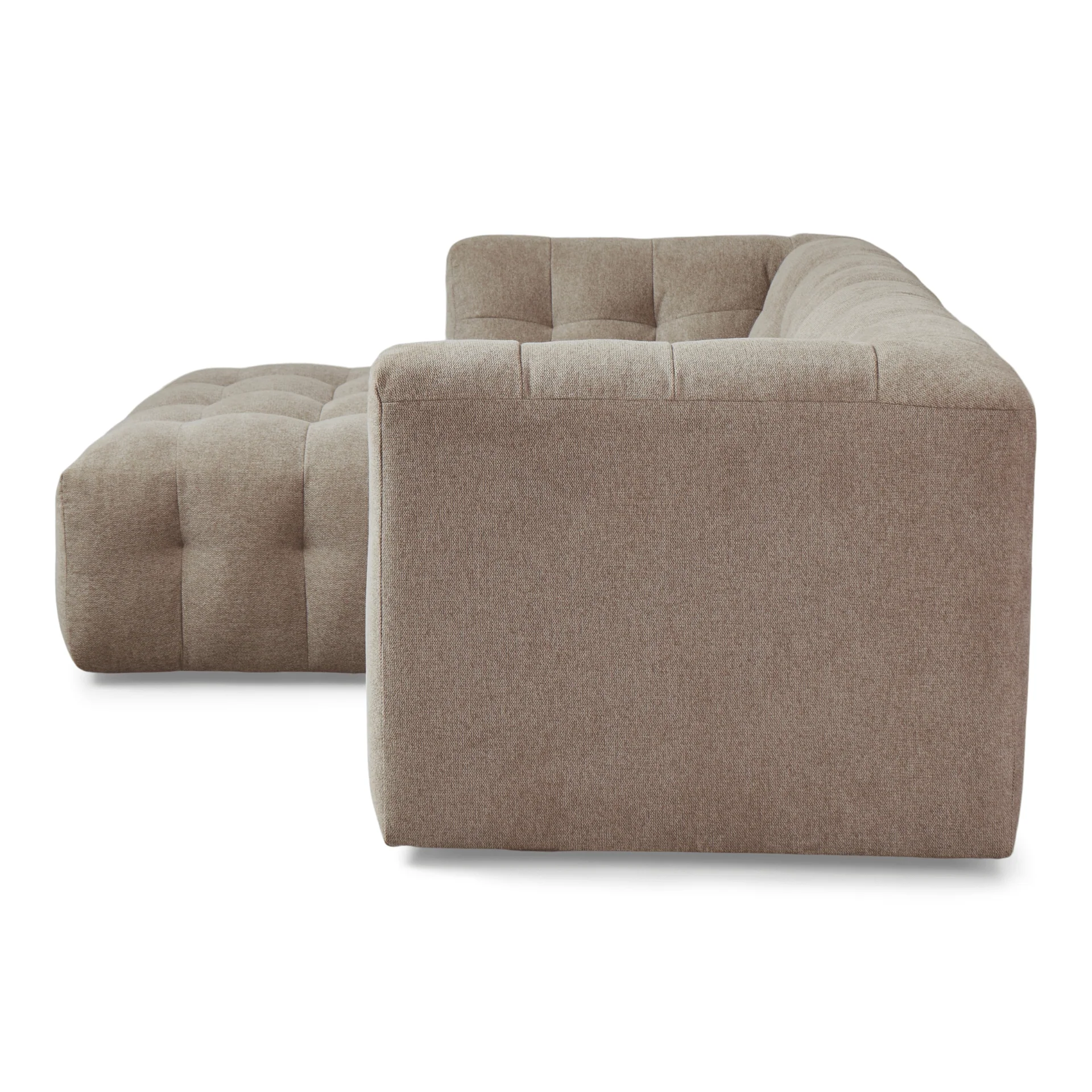 Poppy schäslong bubble soffa sand – vänstervänd - Image 7