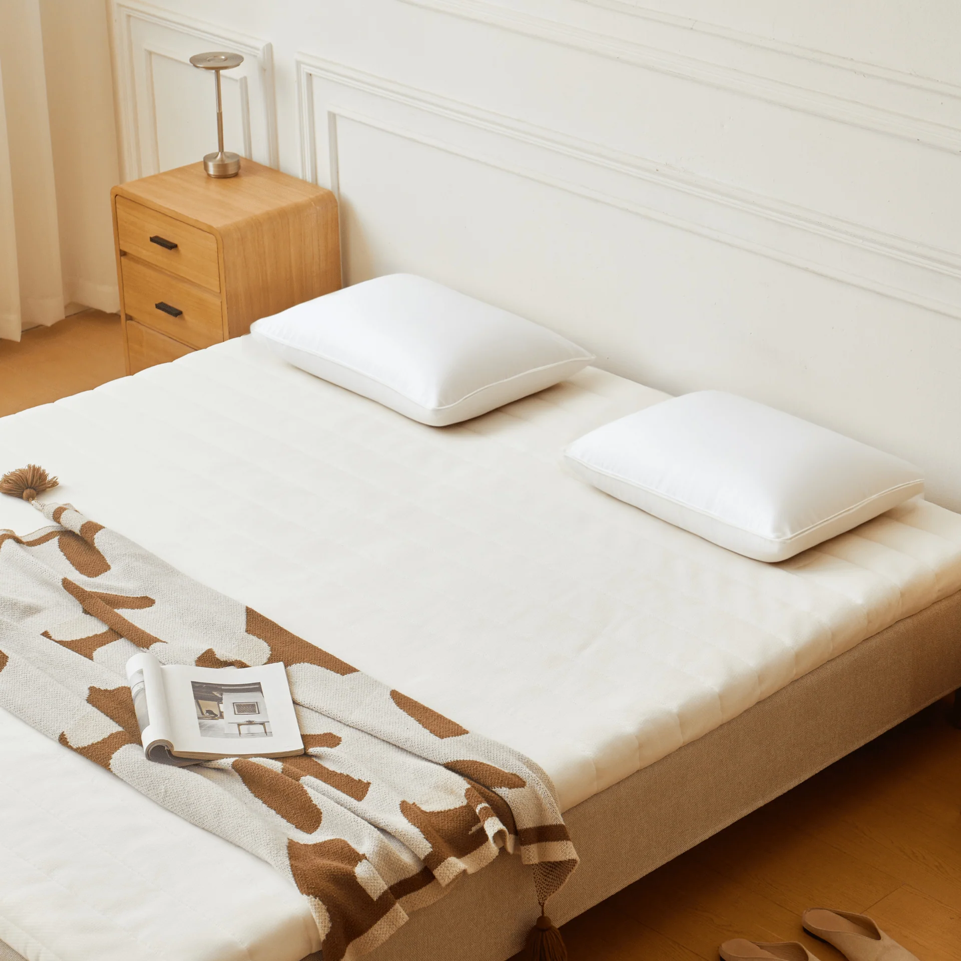 Premium Aksel vit bäddmadrass i memoryskum 180x200x7 cm - Image 5