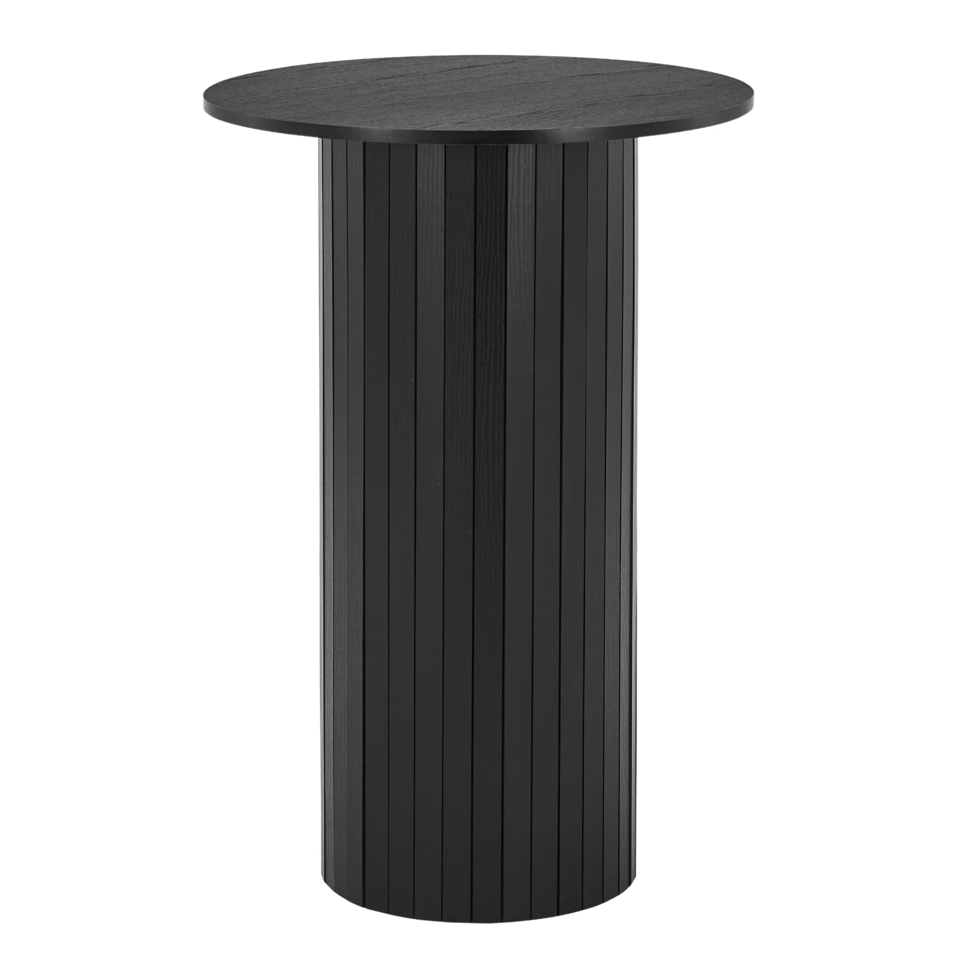 Riccardo barbord i svart melamin Ø70 cm